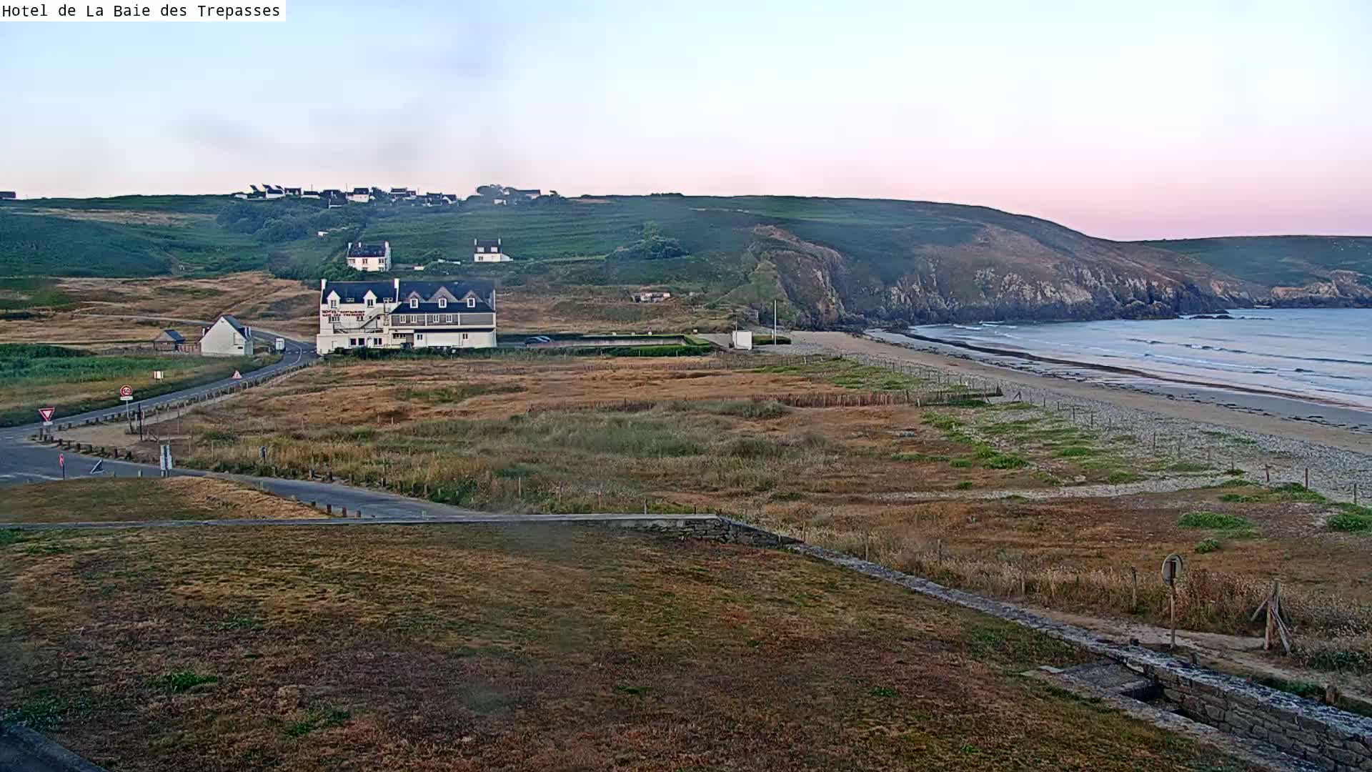 Plage de Baie des Trepasses Beach (Bay of Dead) Live Cam - Quimper, Finistère, Bretagne, France
