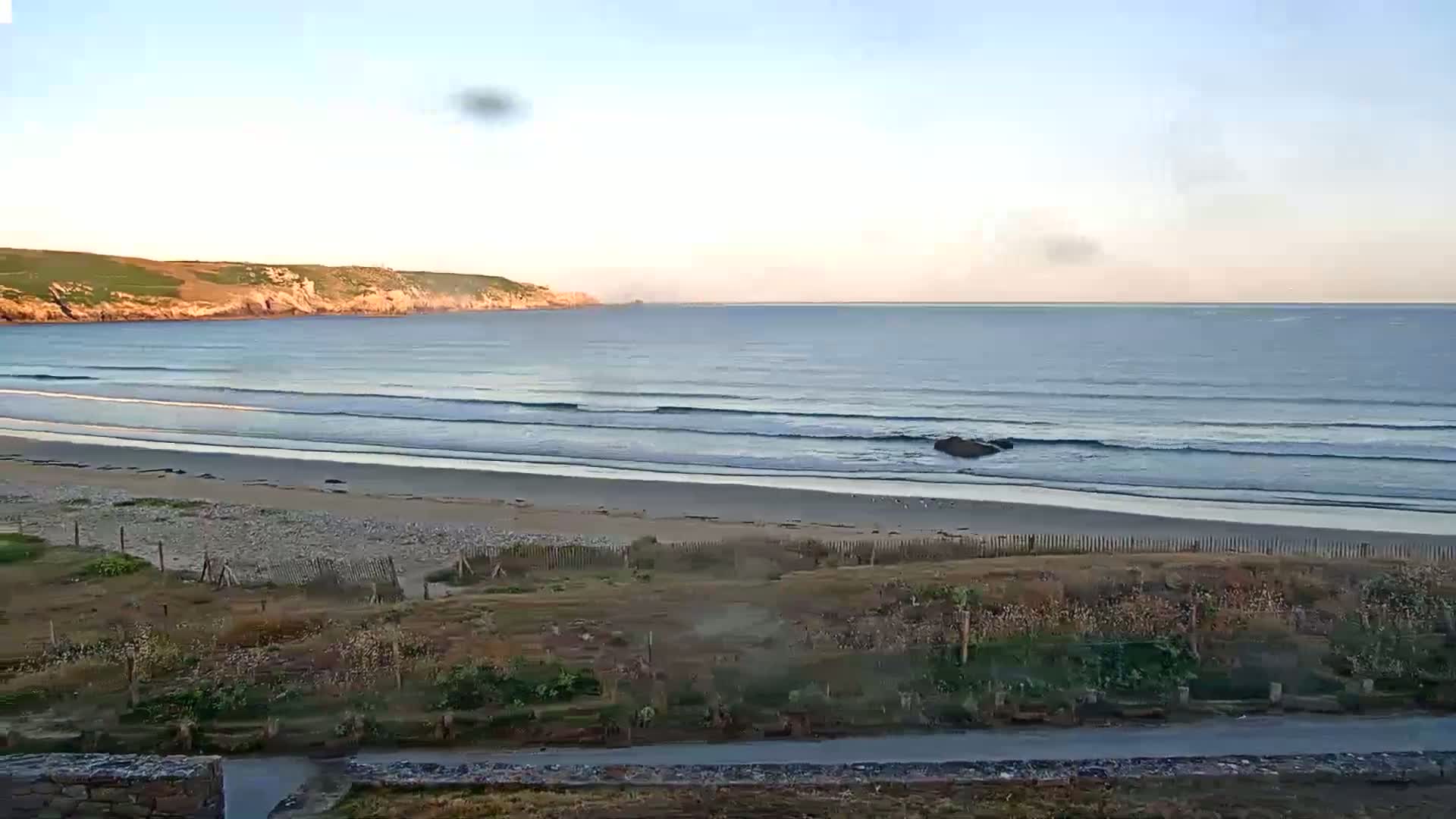 Plage de Baie des Trepasses Beach (Bay of Dead) Live Cam - Quimper, Finistère, Bretagne, France