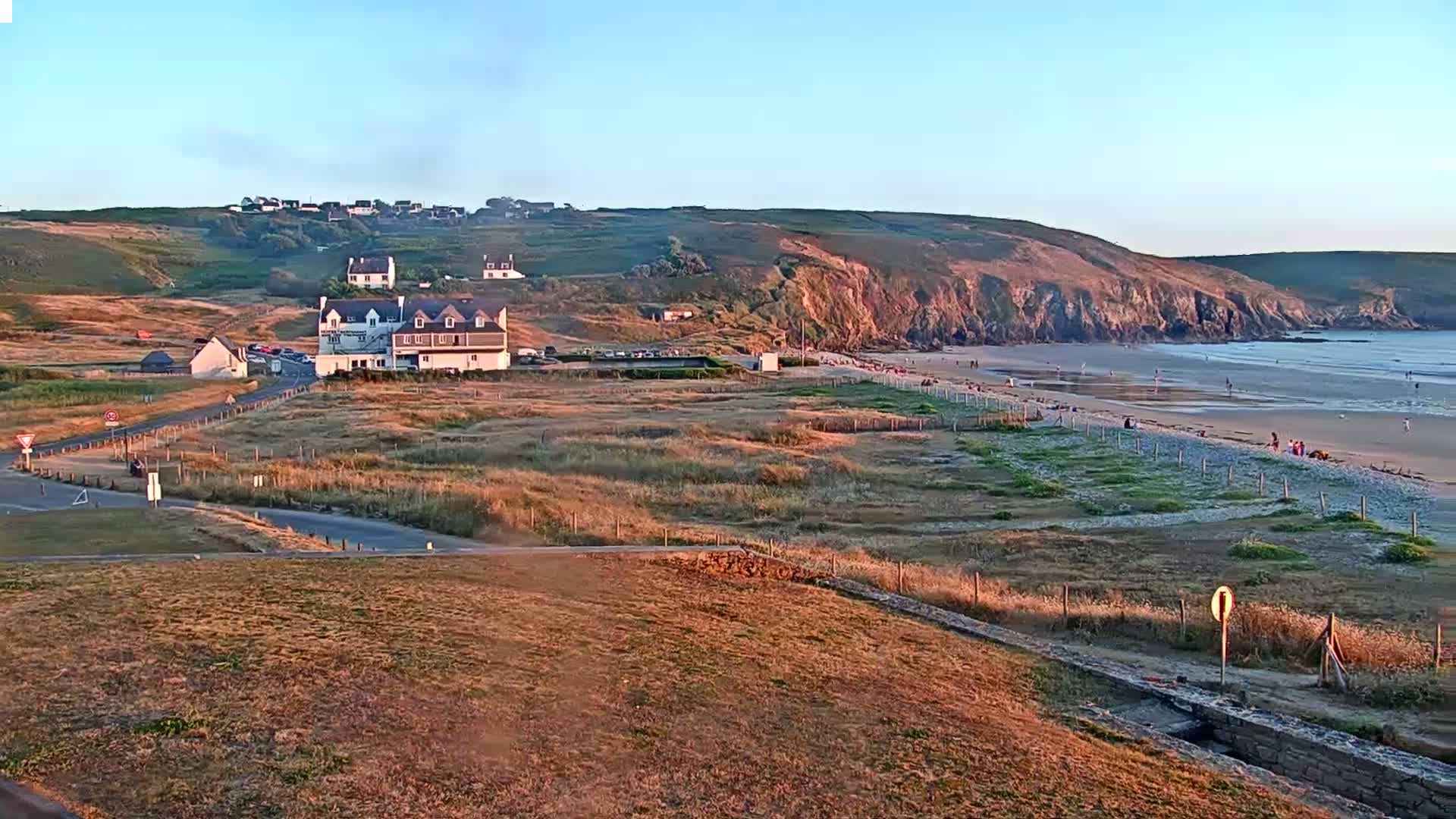 Plage de Baie des Trepasses Beach (Bay of Dead) Live Cam - Quimper, Finistère, Bretagne, France