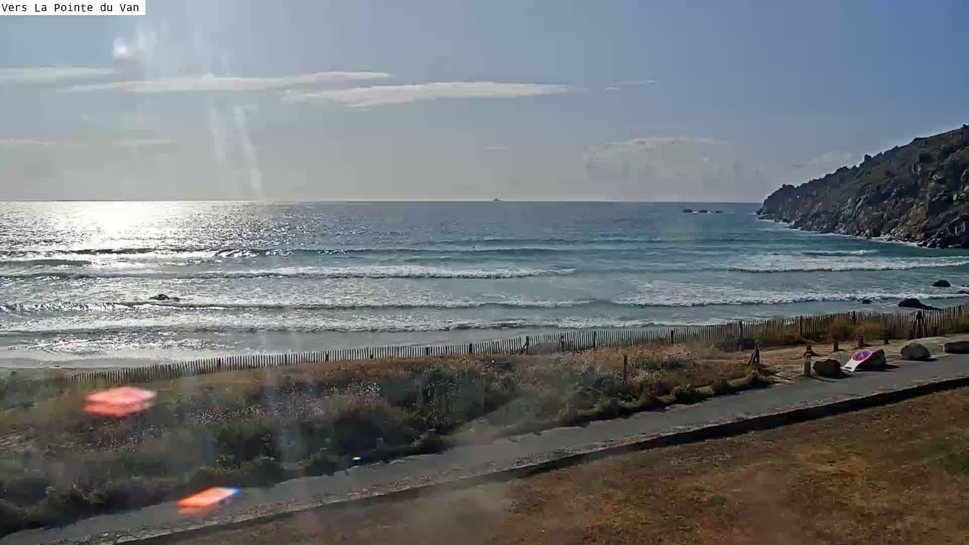 Plage de Baie des Trepasses Beach (Bay of Dead) Live Cam - Quimper, Finistère, Bretagne, France