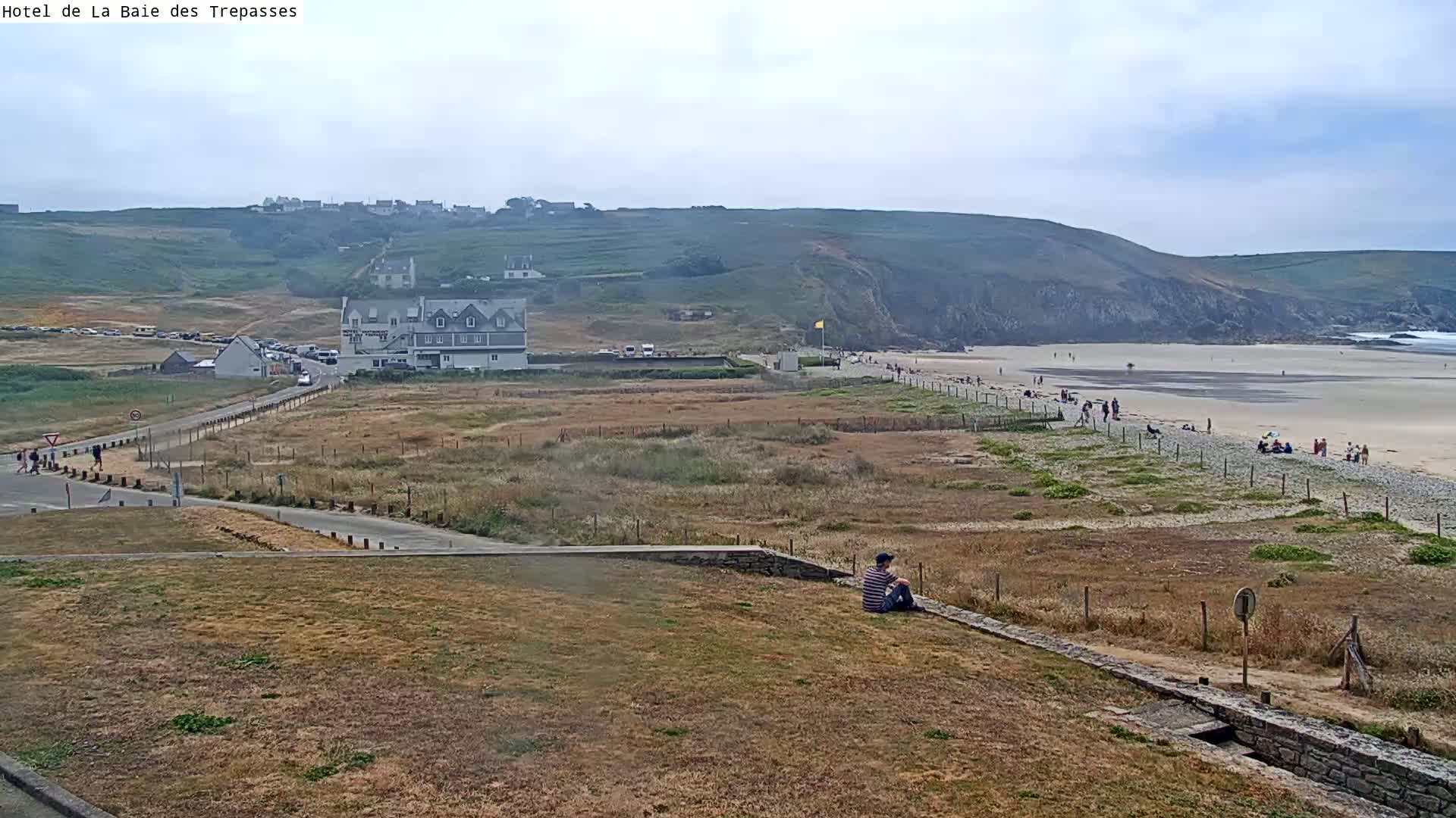 Plage de Baie des Trepasses Beach (Bay of Dead) Live Cam - Quimper, Finistère, Bretagne, France