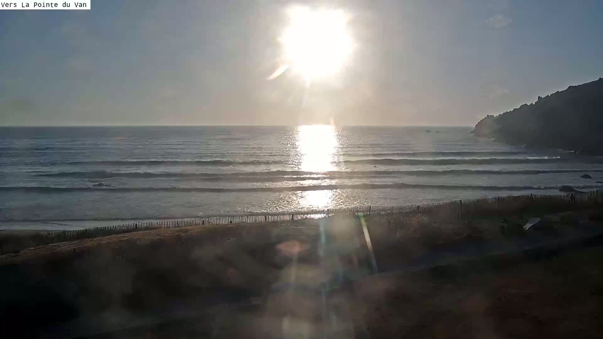 Plage de Baie des Trepasses Beach (Bay of Dead) Live Cam - Quimper, Finistère, Bretagne, France