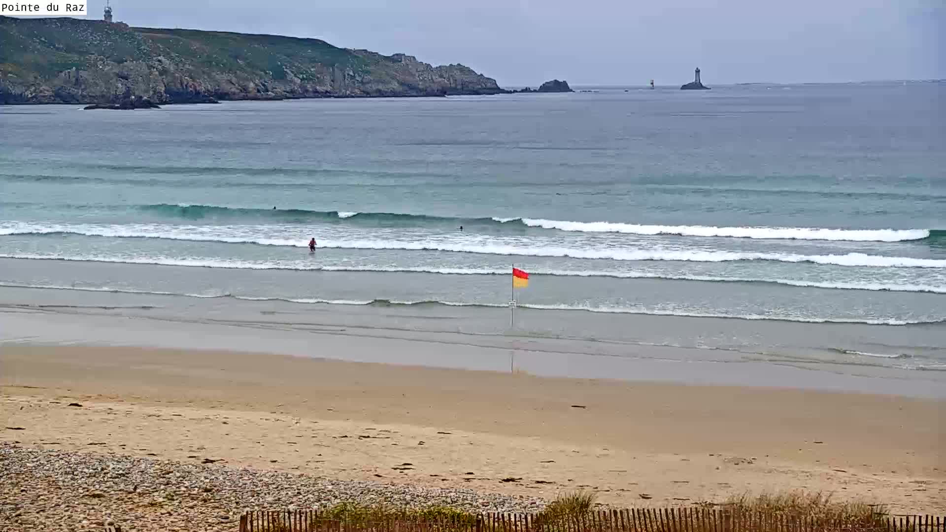 Plage de Baie des Trepasses Beach (Bay of Dead) Live Cam - Quimper, Finistère, Bretagne, France