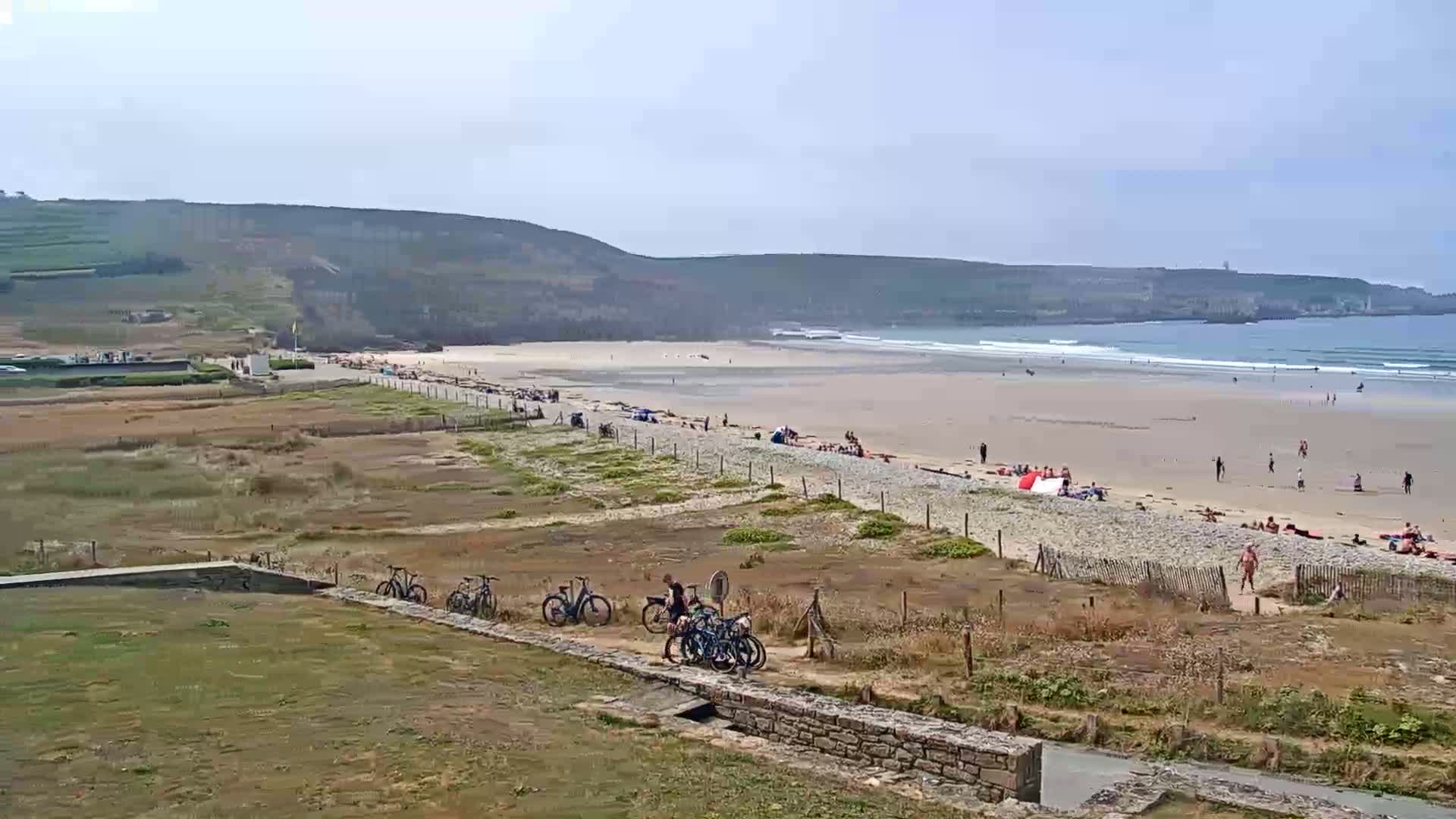 Plage de Baie des Trepasses Beach (Bay of Dead) Live Cam - Quimper, Finistère, Bretagne, France