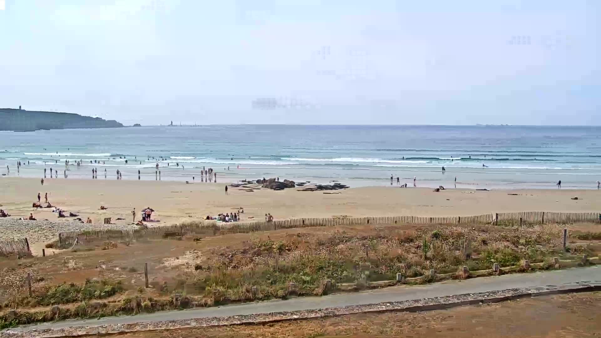 Plage de Baie des Trepasses Beach (Bay of Dead) Live Cam - Quimper, Finistère, Bretagne, France