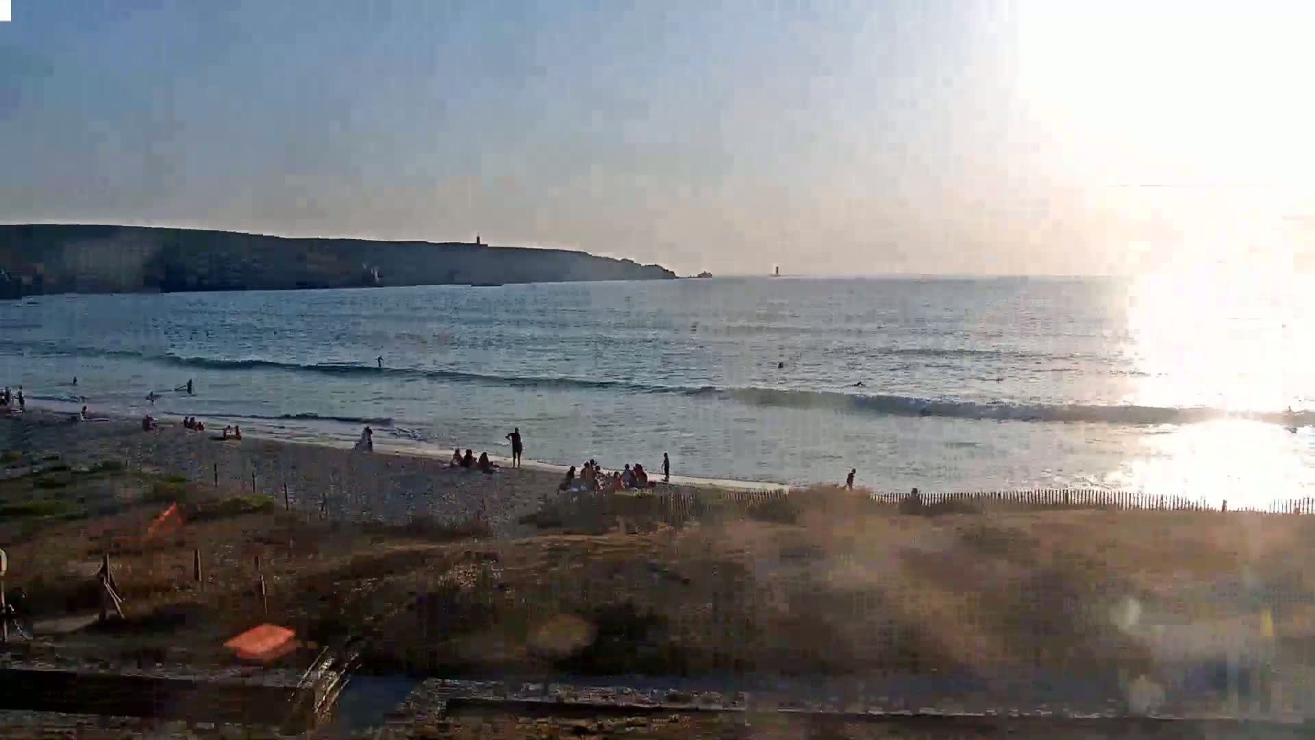Plage de Baie des Trepasses Beach (Bay of Dead) Live Cam - Quimper, Finistère, Bretagne, France