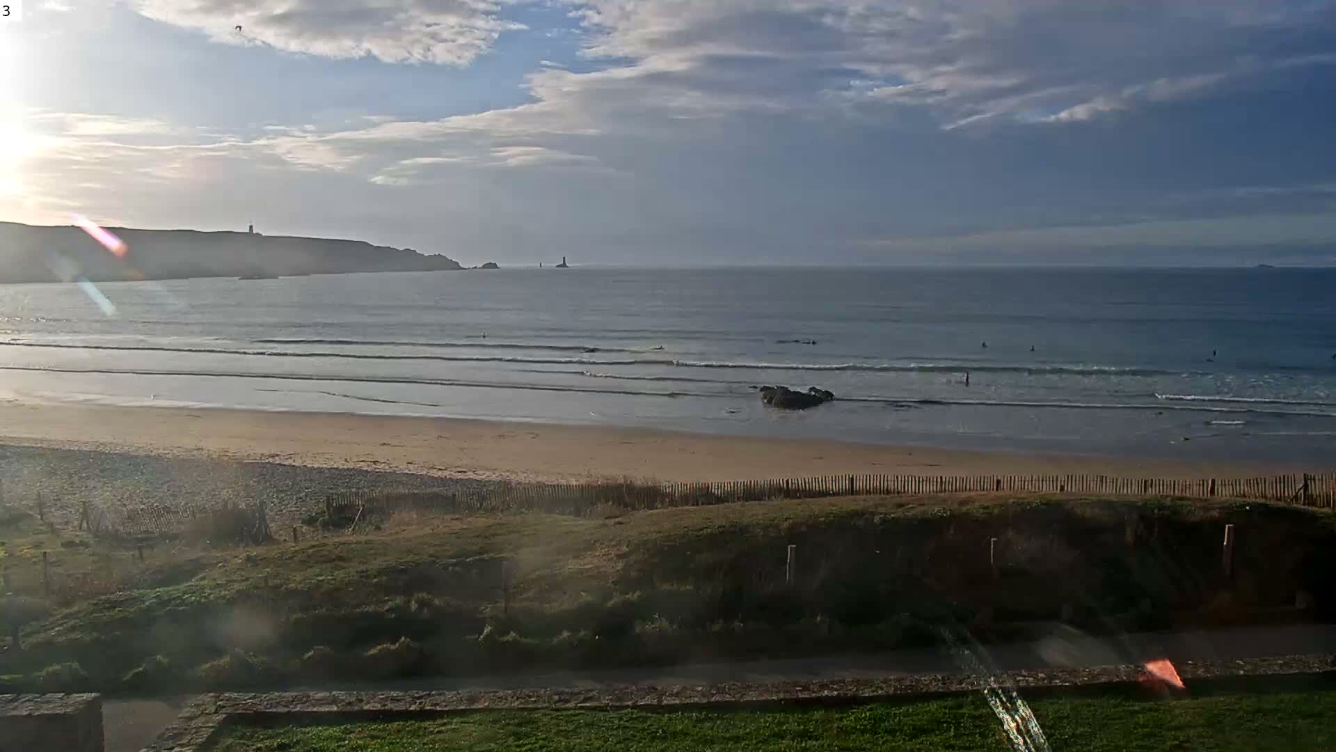 Plage de Baie des Trepasses Beach (Bay of Dead) Live Cam - Quimper, Finistère, Bretagne, France
