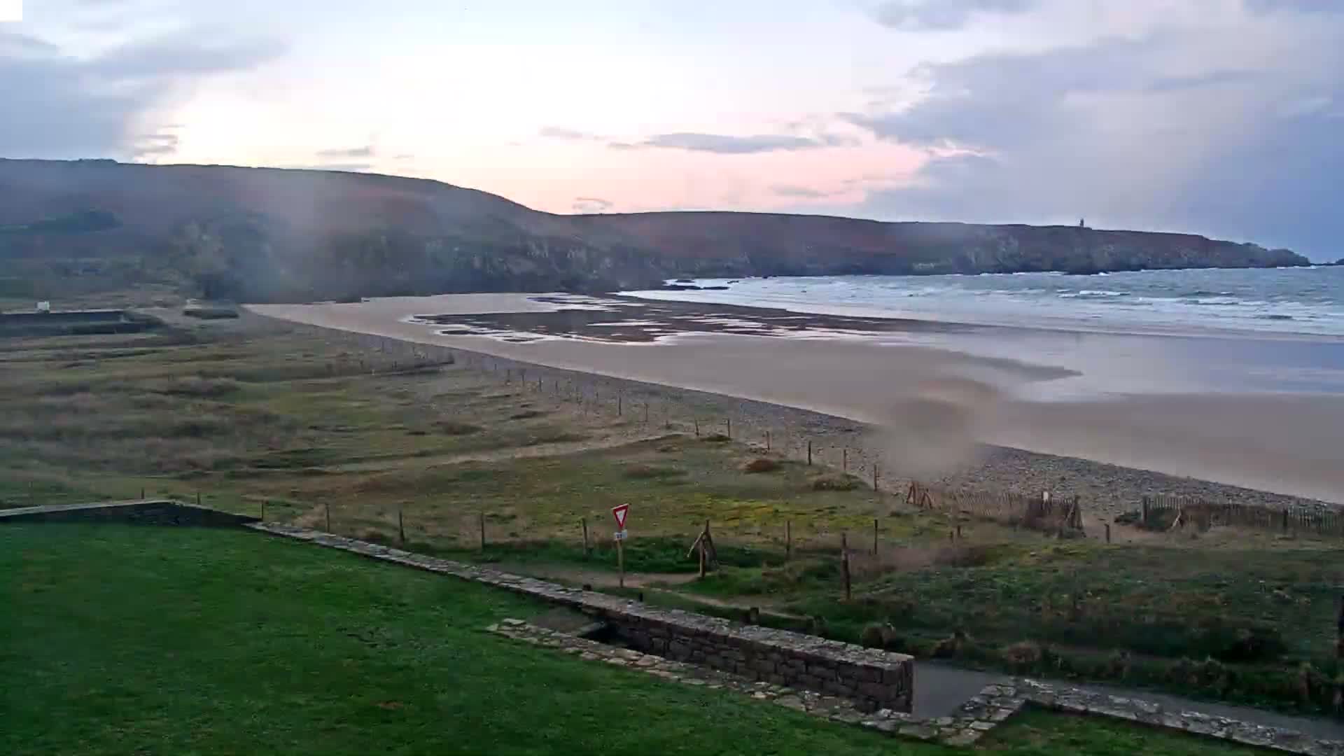 Plage de Baie des Trepasses Beach (Bay of Dead) Live Cam - Quimper, Finistère, Bretagne, France