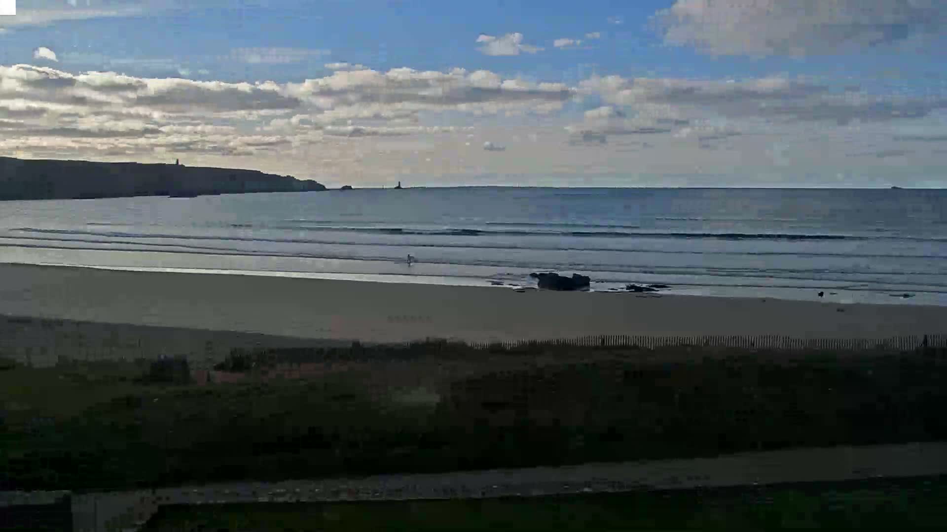 Plage de Baie des Trepasses Beach (Bay of Dead) Live Cam - Quimper, Finistère, Bretagne, France