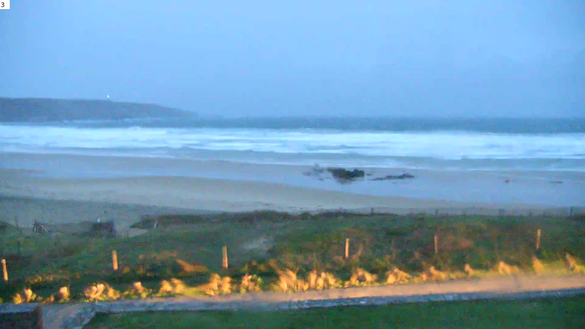 Plage de Baie des Trepasses Beach (Bay of Dead) Live Cam - Quimper, Finistère, Bretagne, France