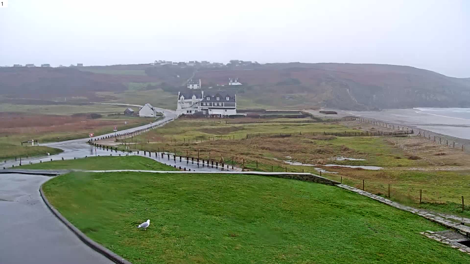 Plage de Baie des Trepasses Beach (Bay of Dead) Live Cam - Quimper, Finistère, Bretagne, France