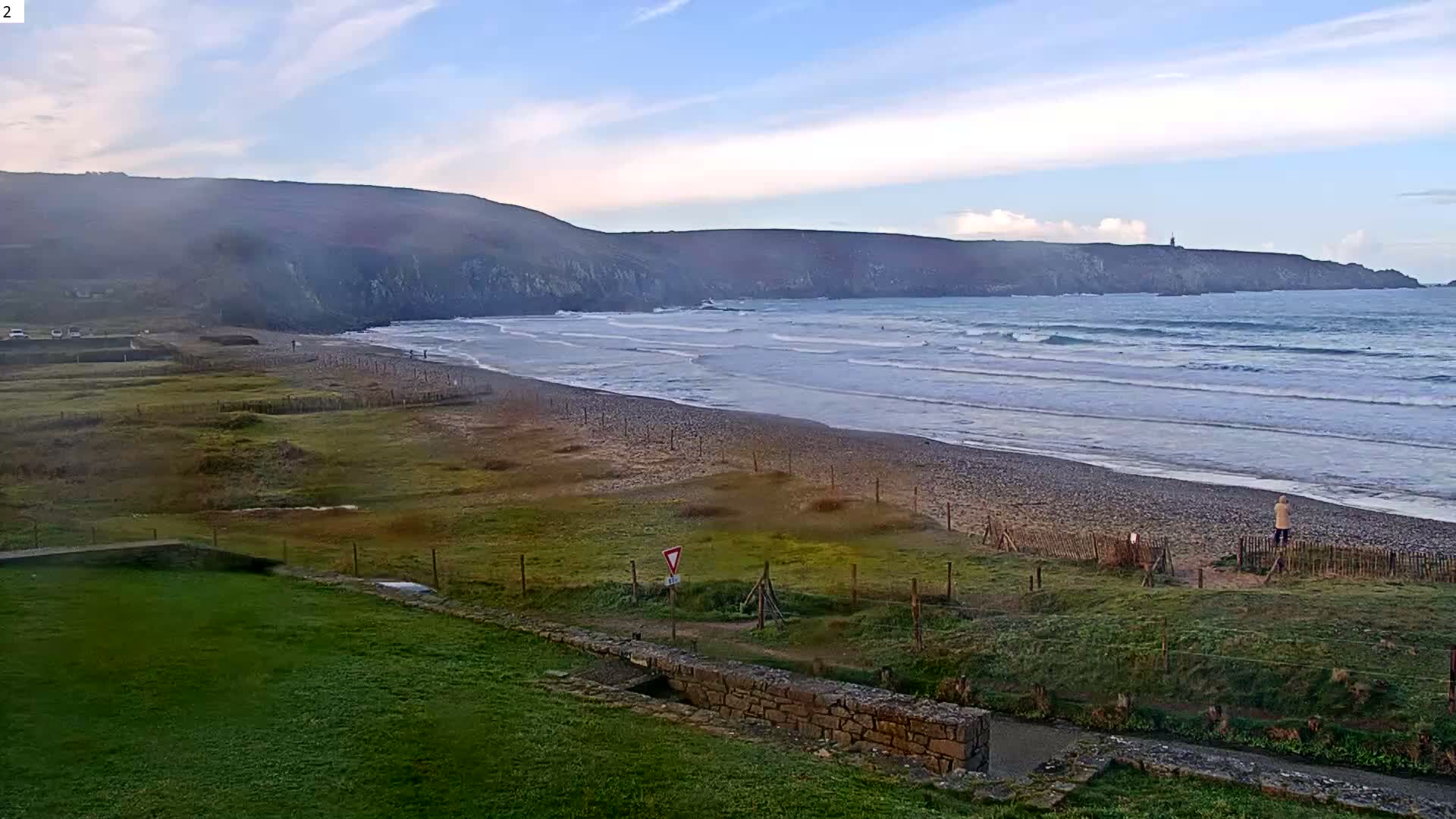 Plage de Baie des Trepasses Beach (Bay of Dead) Live Cam - Quimper, Finistère, Bretagne, France