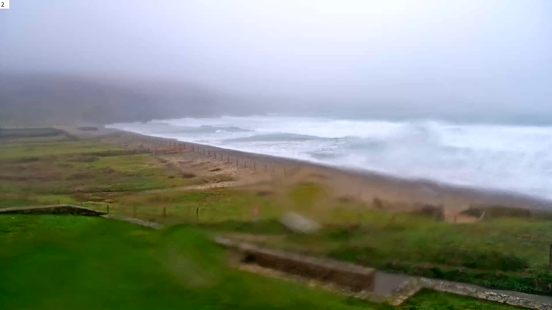 Plage de Baie des Trepasses Beach (Bay of Dead) Live Cam - Quimper, Finistère, Bretagne, France