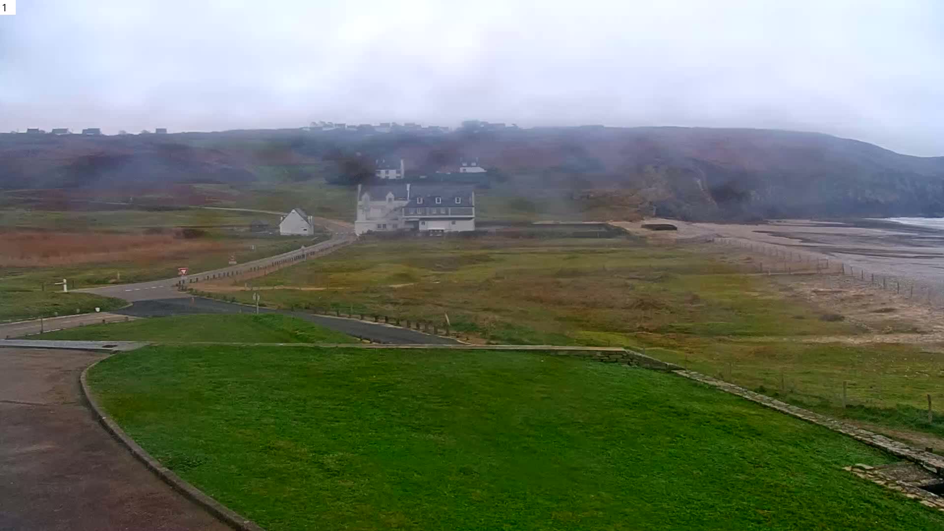 Plage de Baie des Trepasses Beach (Bay of Dead) Live Cam - Quimper, Finistère, Bretagne, France
