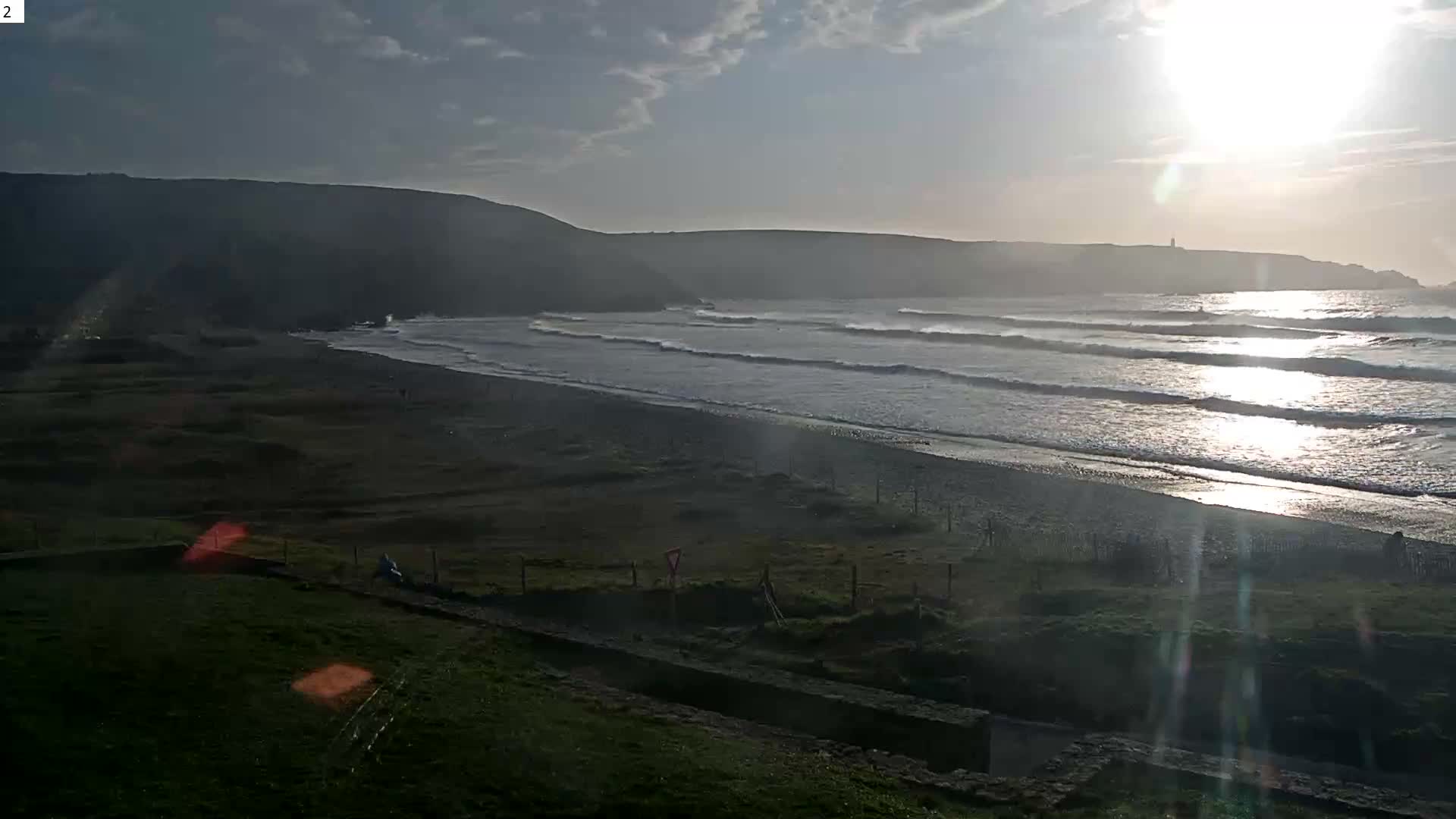 Plage de Baie des Trepasses Beach (Bay of Dead) Live Cam - Quimper, Finistère, Bretagne, France