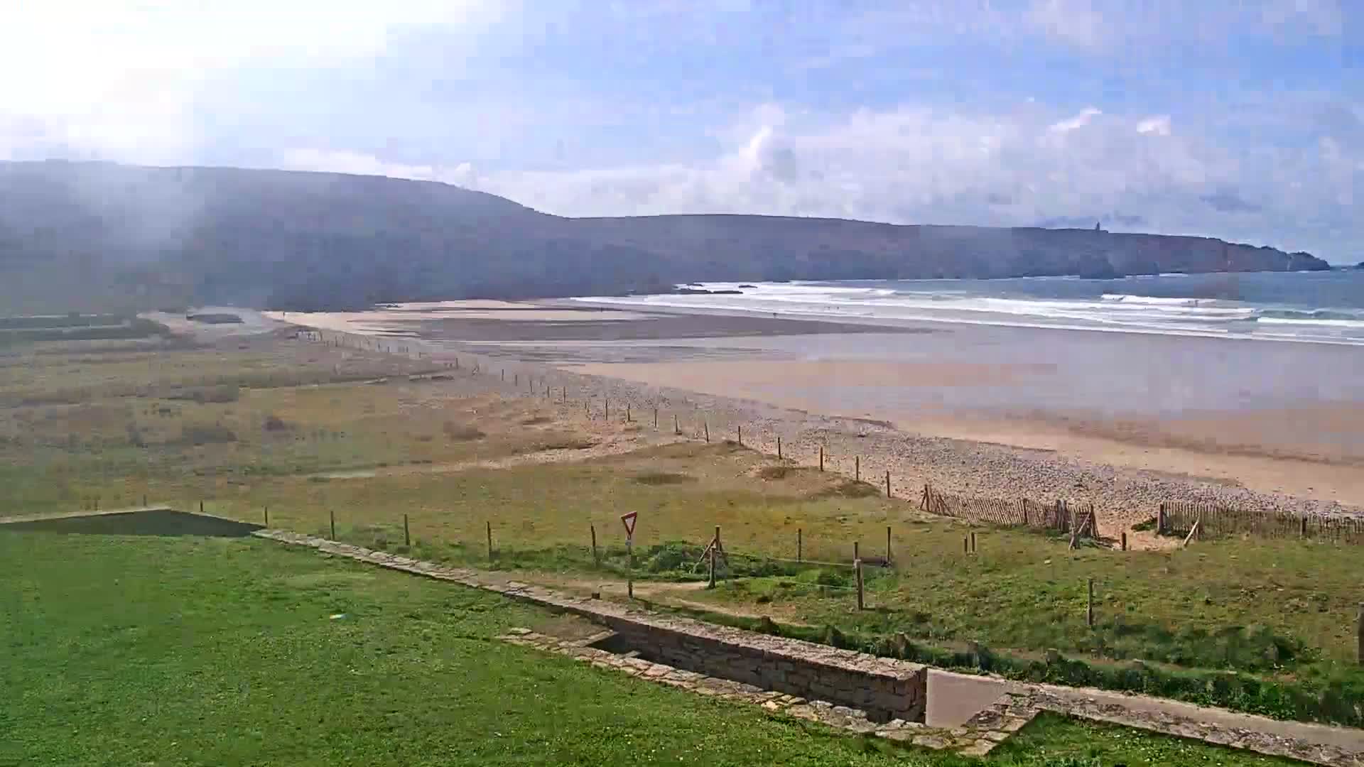 Plage de Baie des Trepasses Beach (Bay of Dead) Live Cam - Quimper, Finistère, Bretagne, France