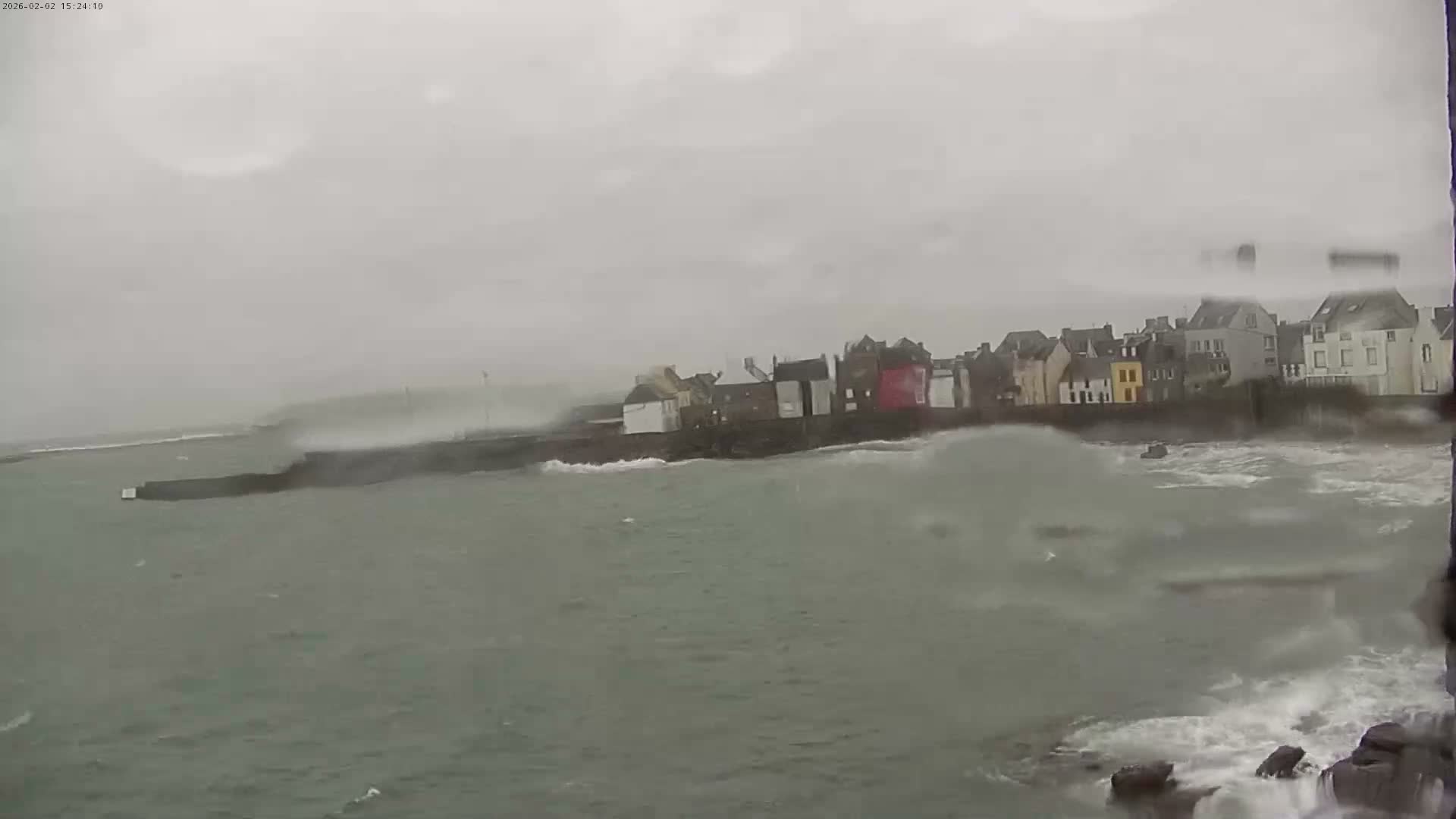 Ile de Sein Island Village & Coast Live Cam -  Quimper, Finistère, Bretagne, France