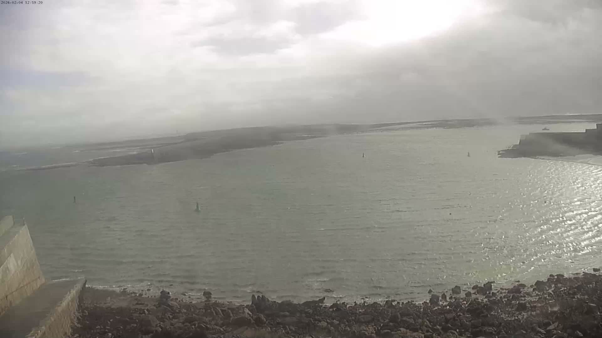 Ile de Sein Island Village & Coast Live Cam -  Quimper, Finistère, Bretagne, France