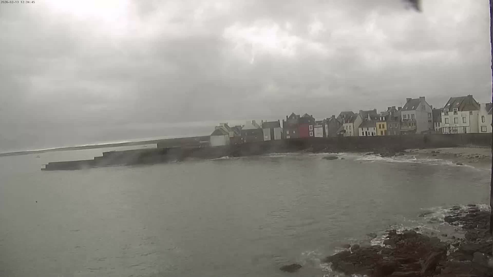 Ile de Sein Island Village & Coast Live Cam -  Quimper, Finistère, Bretagne, France