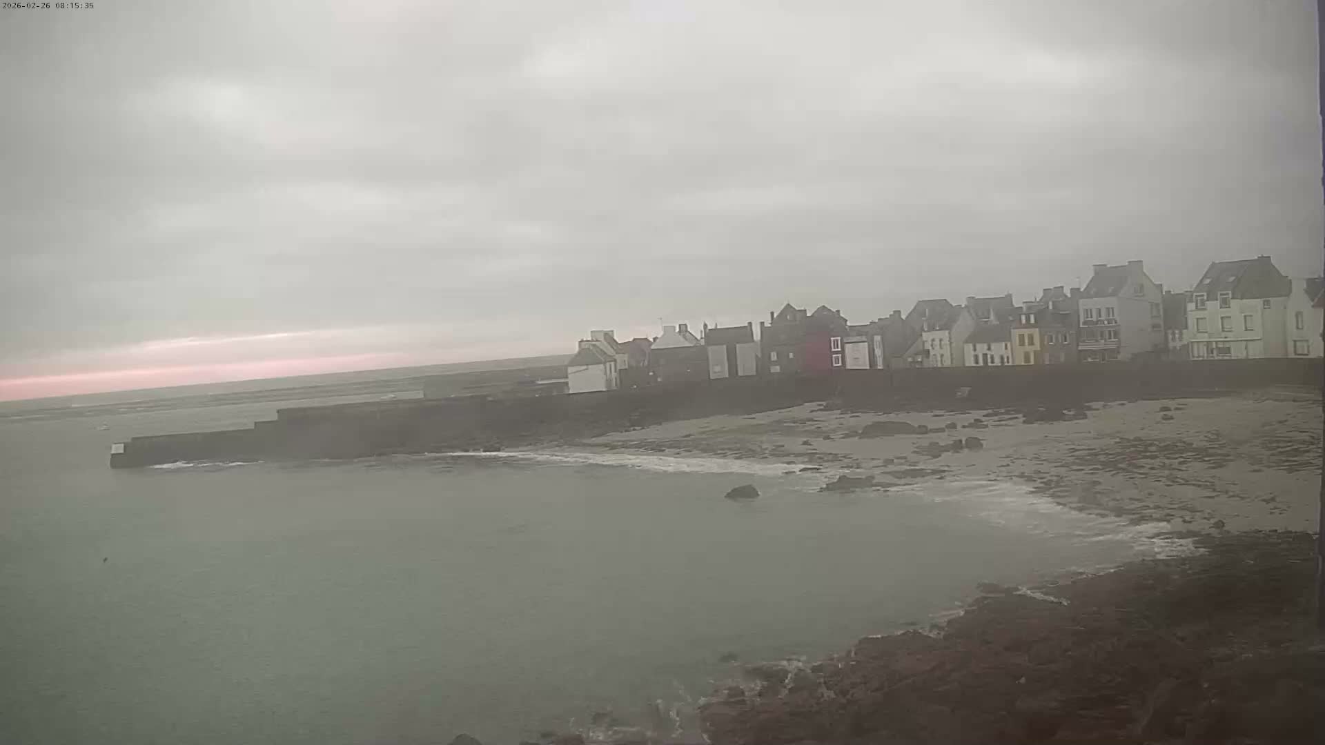 Ile de Sein Island Village & Coast Live Cam -  Quimper, Finistère, Bretagne, France