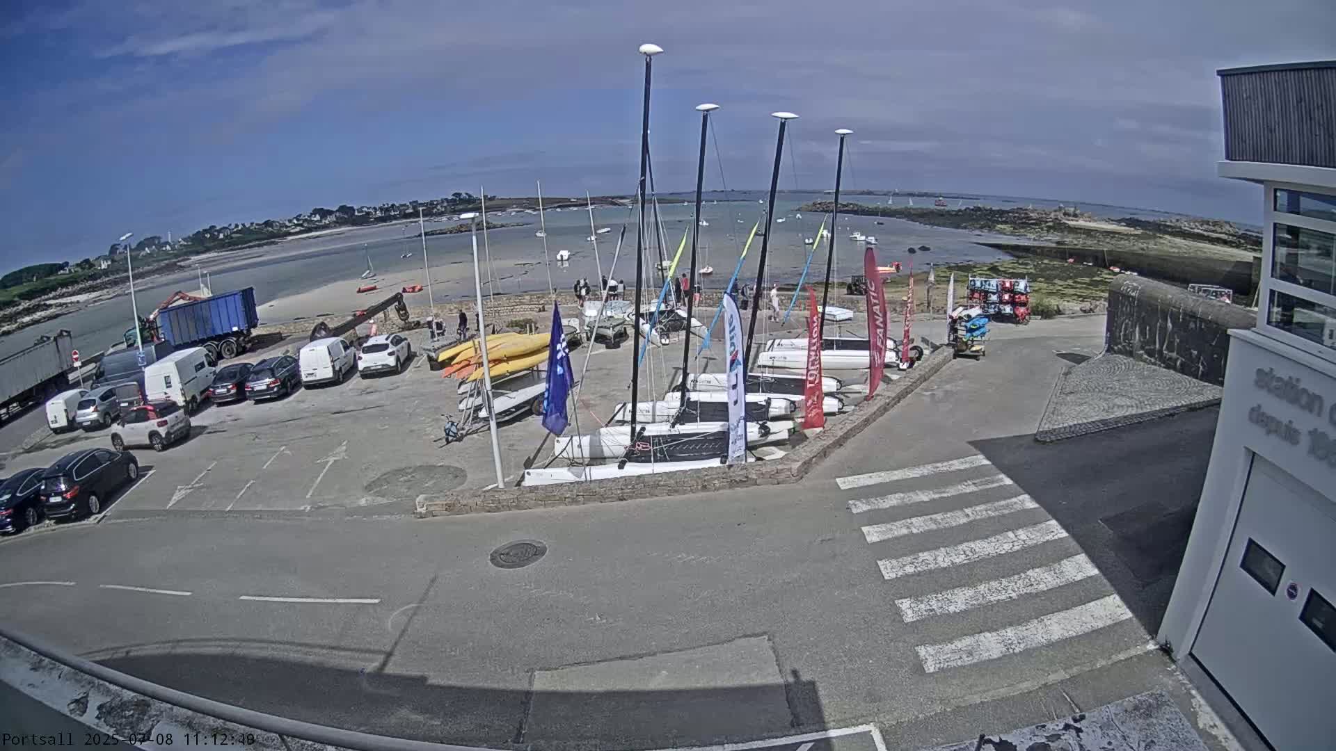 Ploudalmezeau, Portsall Coast Live Cam - Brest, Finistère, Bretagne, France