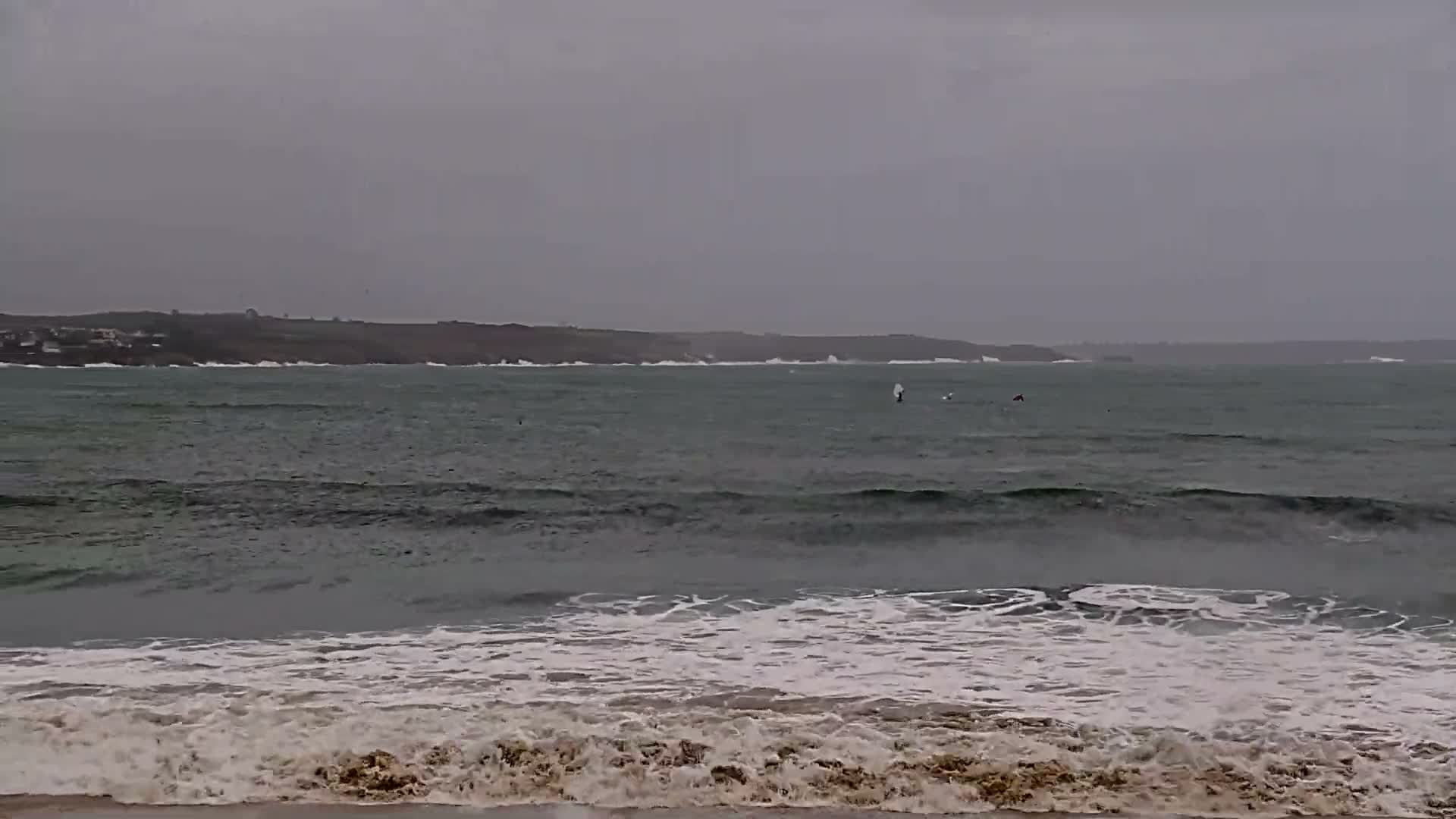 Plougonvelin Plage du Trez Hir Beach Live Cam - Brest, Finistère, Bretagne, France
