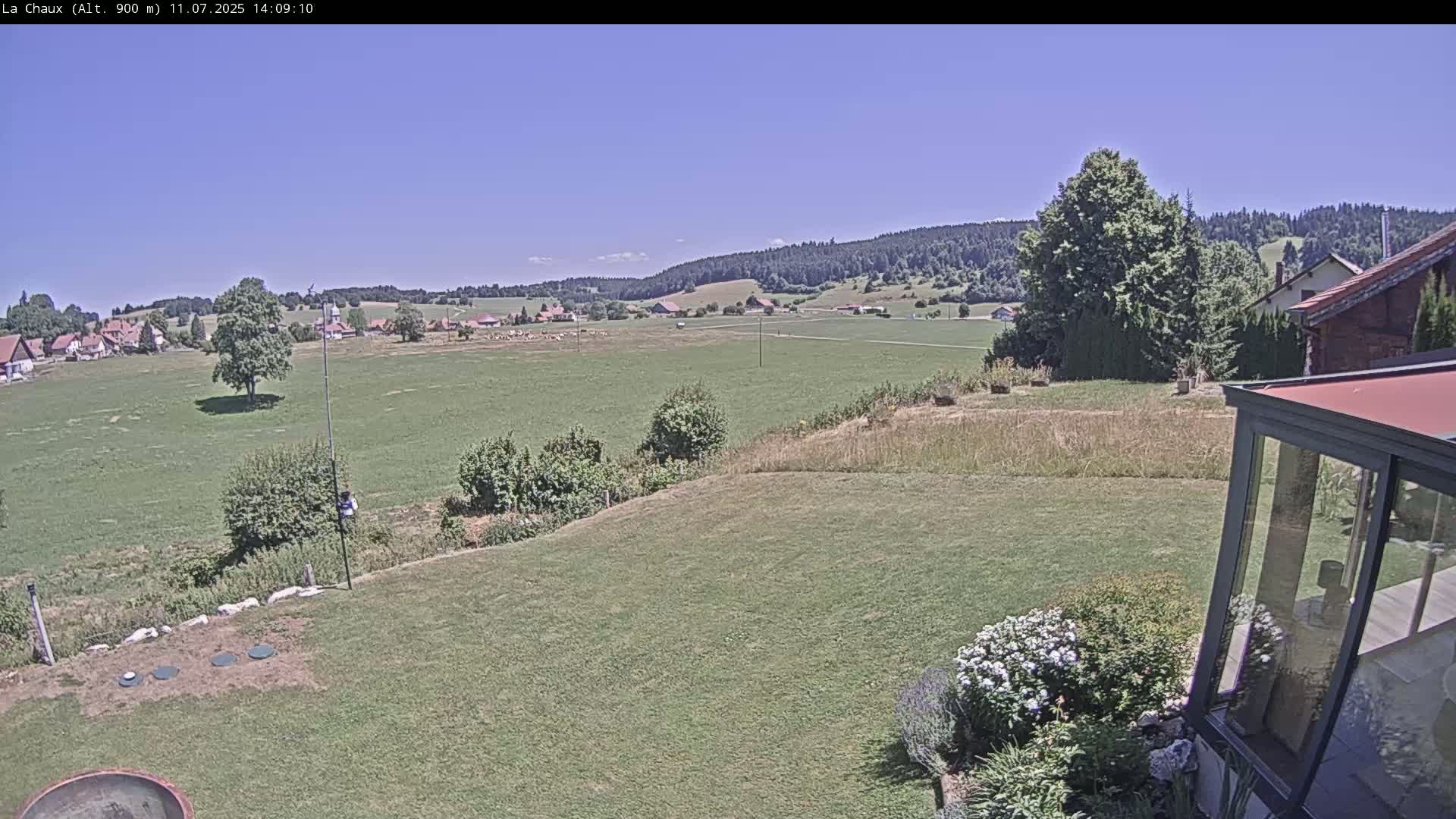 La Chaux Village Live Cam - Pontarlier, Doubs, Bourgogne-Franche-Comte, France