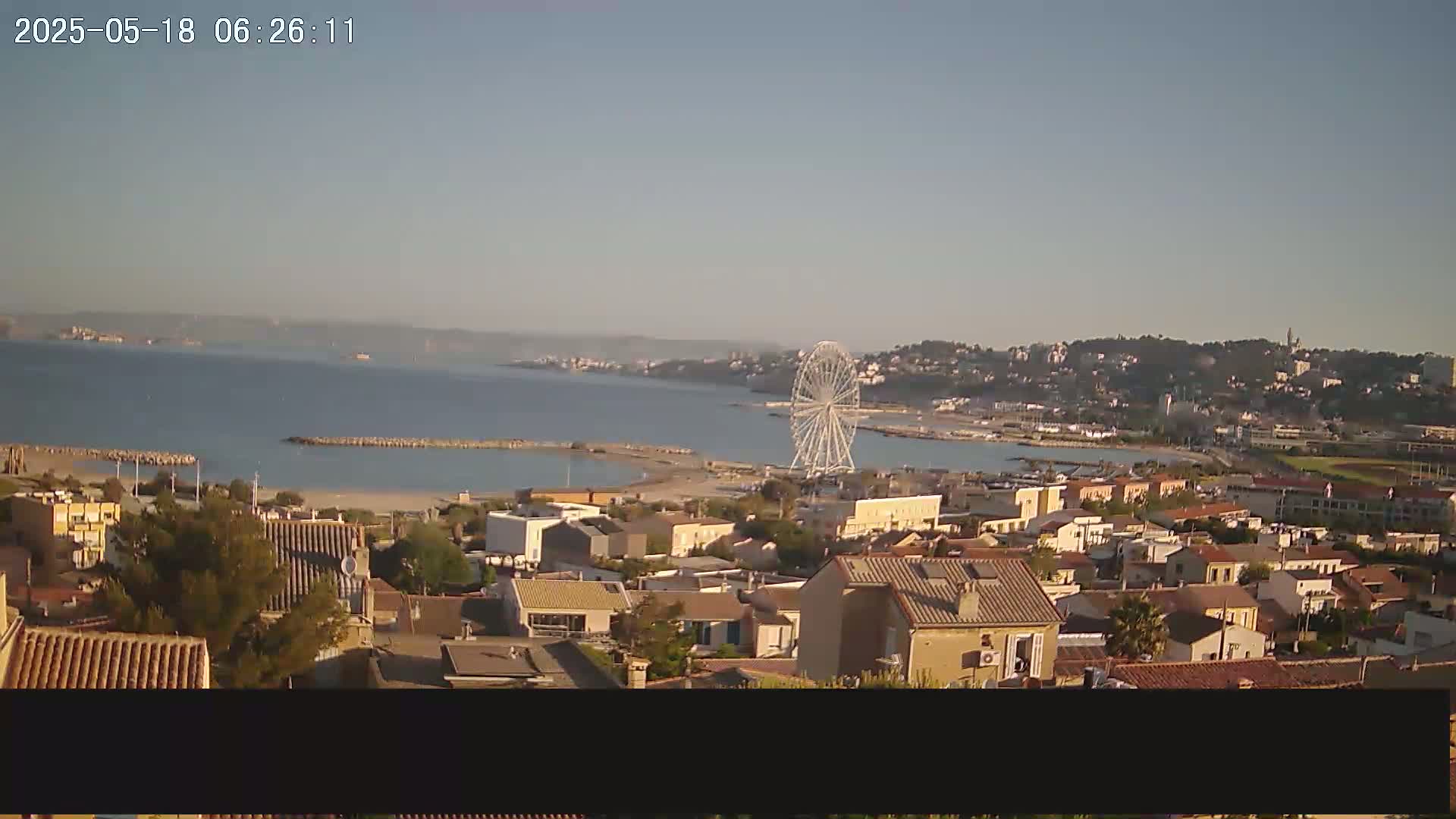 Marseille City 8th Arrondissement Skyline Live Cam - Marseille, Bouches-du-Rhône, Provence-Alpes-Côte d’Azur, france