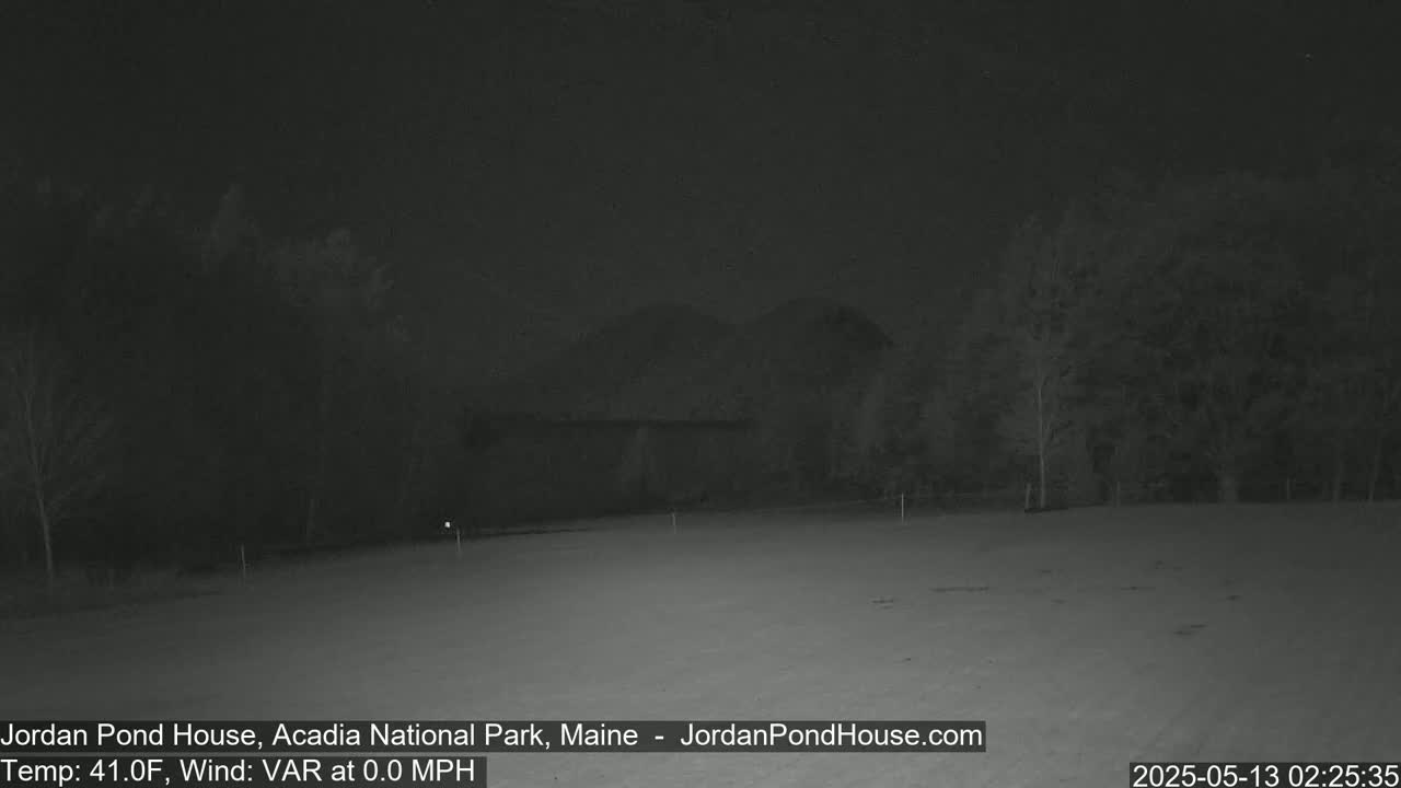 Acadia National Park, Jordan Pond Lake Live Cam - Seal Harbor, Hancock,  Maine, USA