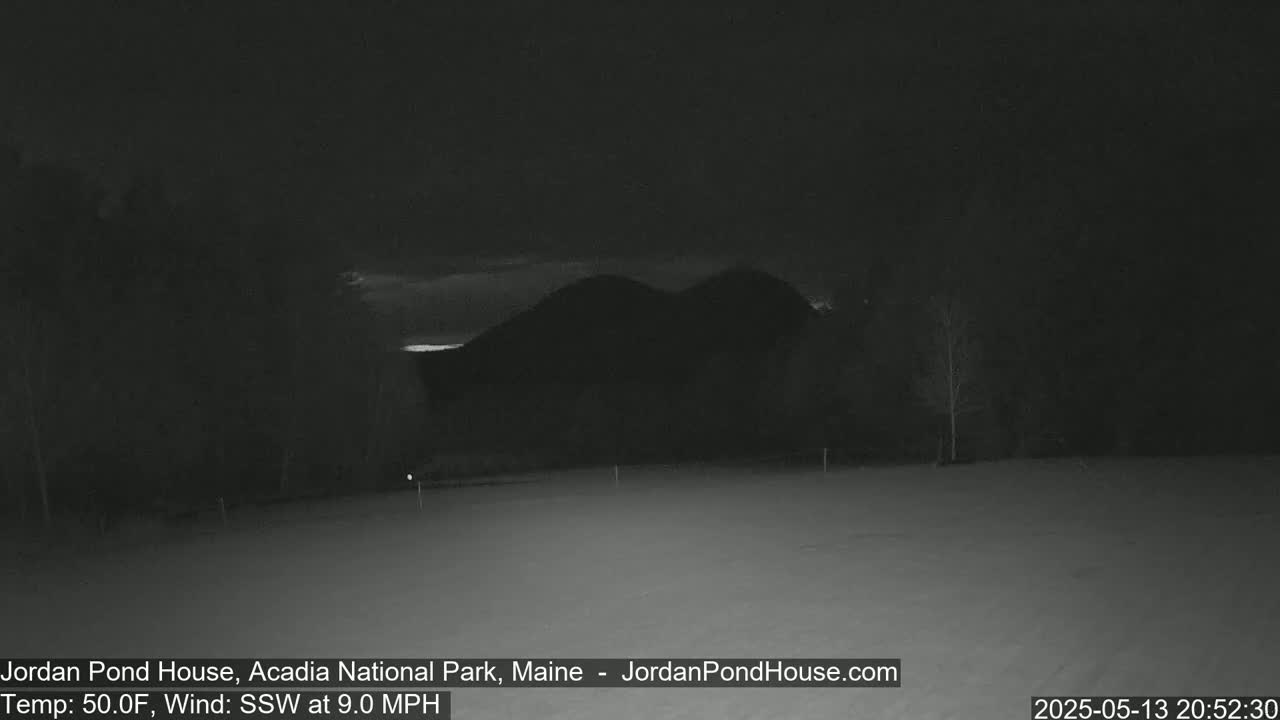 Acadia National Park, Jordan Pond Lake Live Cam - Seal Harbor, Hancock,  Maine, USA