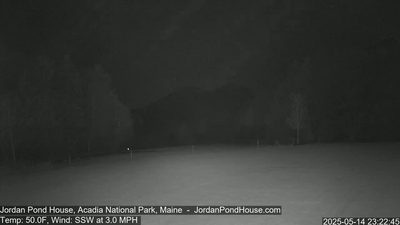 Acadia National Park, Jordan Pond Lake Live Cam - Seal Harbor, Hancock,  Maine, USA