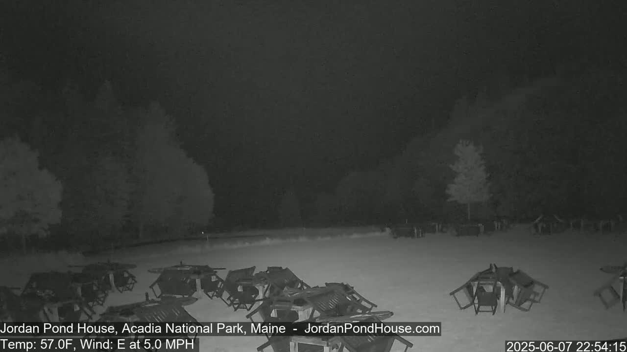 Acadia National Park, Jordan Pond Lake Live Cam - Seal Harbor, Hancock,  Maine, USA