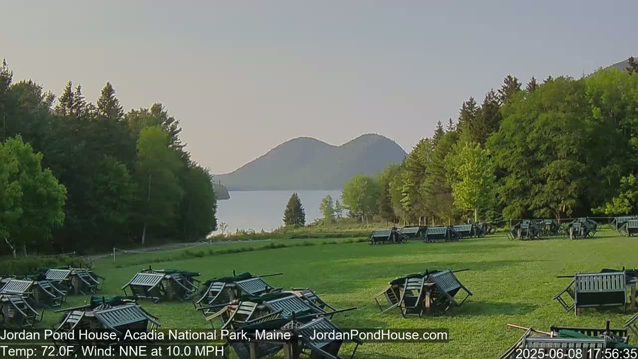 Acadia National Park, Jordan Pond Lake Live Cam - Seal Harbor, Hancock,  Maine, USA