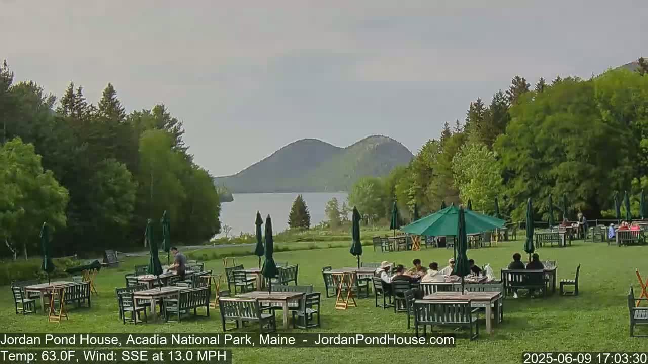 Acadia National Park, Jordan Pond Lake Live Cam - Seal Harbor, Hancock,  Maine, USA