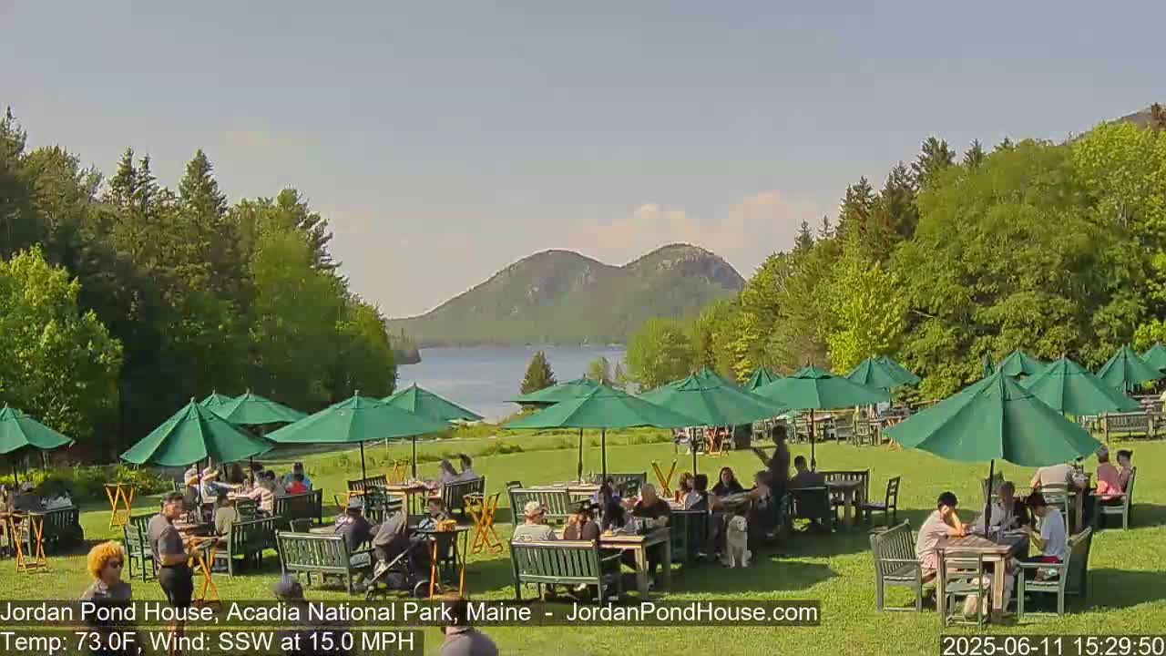 Acadia National Park, Jordan Pond Lake Live Cam - Seal Harbor, Hancock,  Maine, USA