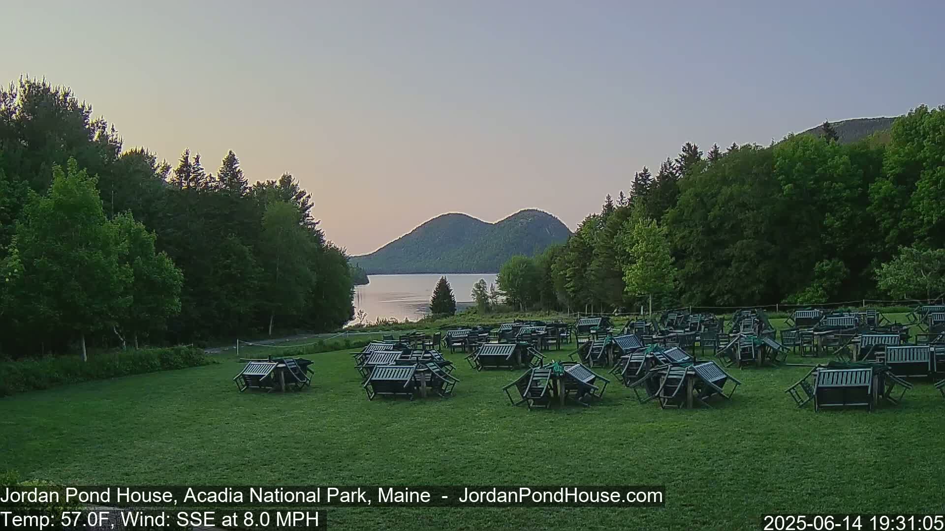 Acadia National Park, Jordan Pond Lake Live Cam - Seal Harbor, Hancock,  Maine, USA