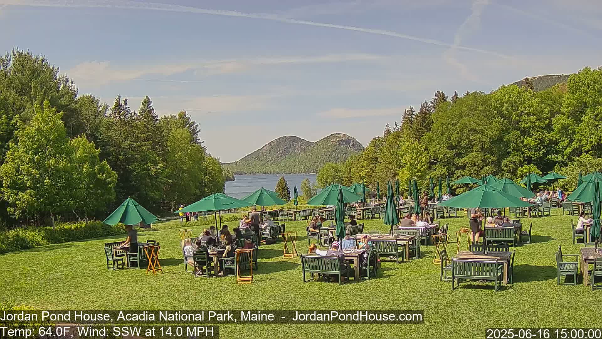 Acadia National Park, Jordan Pond Lake Live Cam - Seal Harbor, Hancock,  Maine, USA
