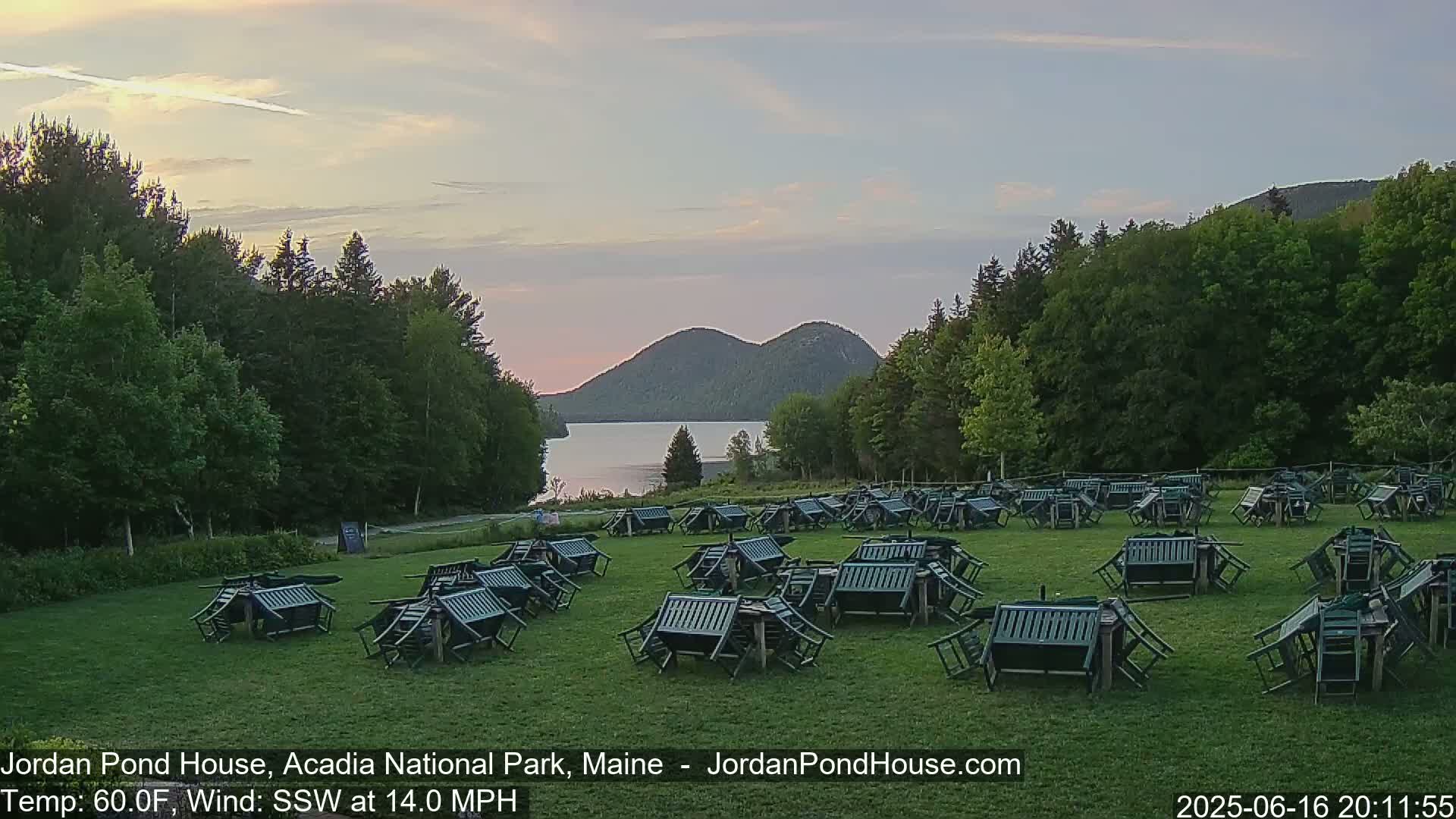 Acadia National Park, Jordan Pond Lake Live Cam - Seal Harbor, Hancock,  Maine, USA