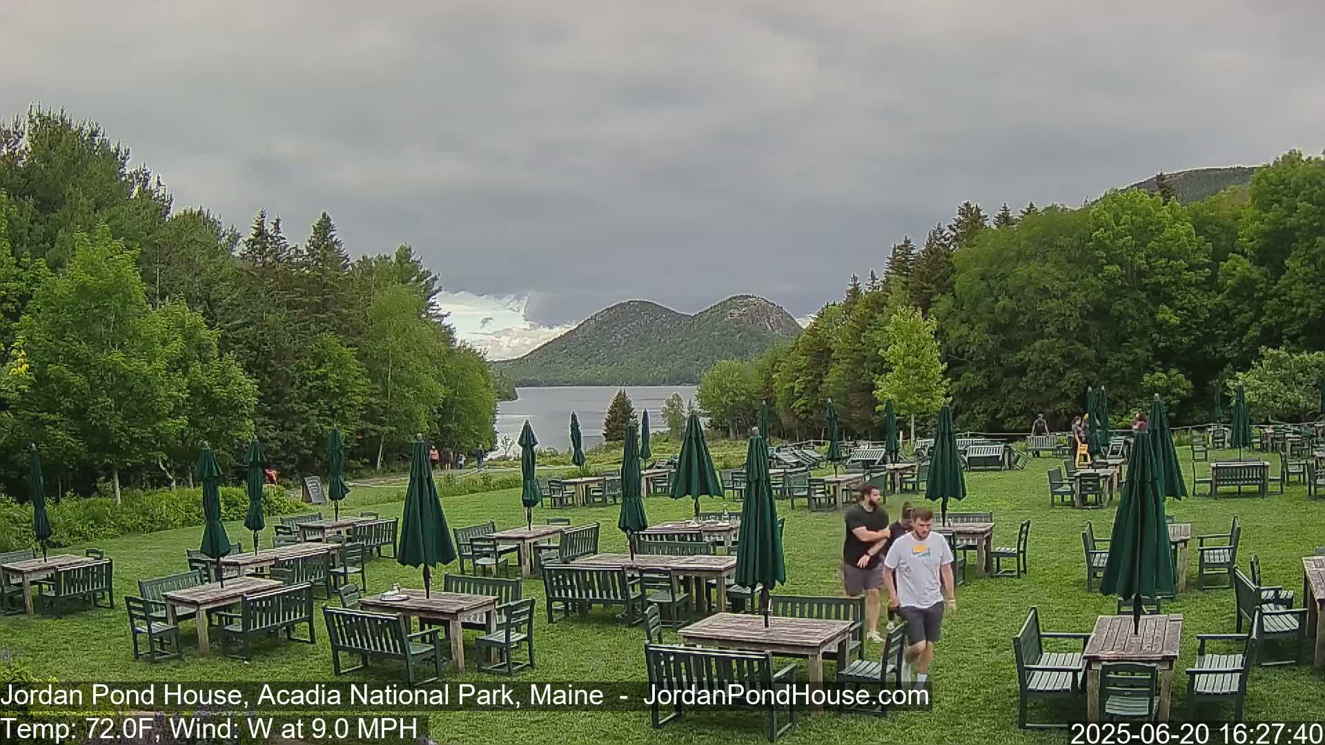 Acadia National Park, Jordan Pond Lake Live Cam - Seal Harbor, Hancock,  Maine, USA