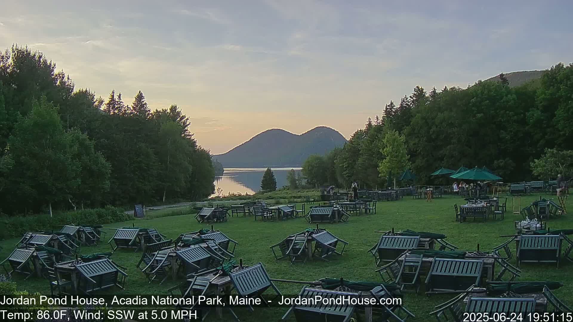 Acadia National Park, Jordan Pond Lake Live Cam - Seal Harbor, Hancock,  Maine, USA