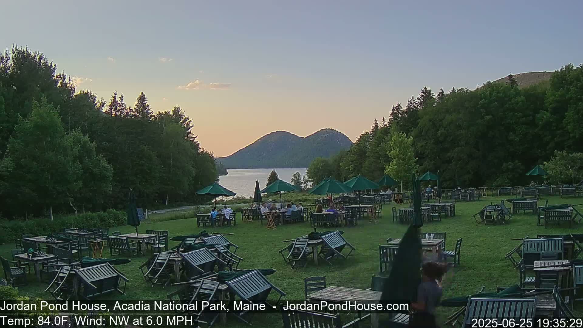 Acadia National Park, Jordan Pond Lake Live Cam - Seal Harbor, Hancock,  Maine, USA