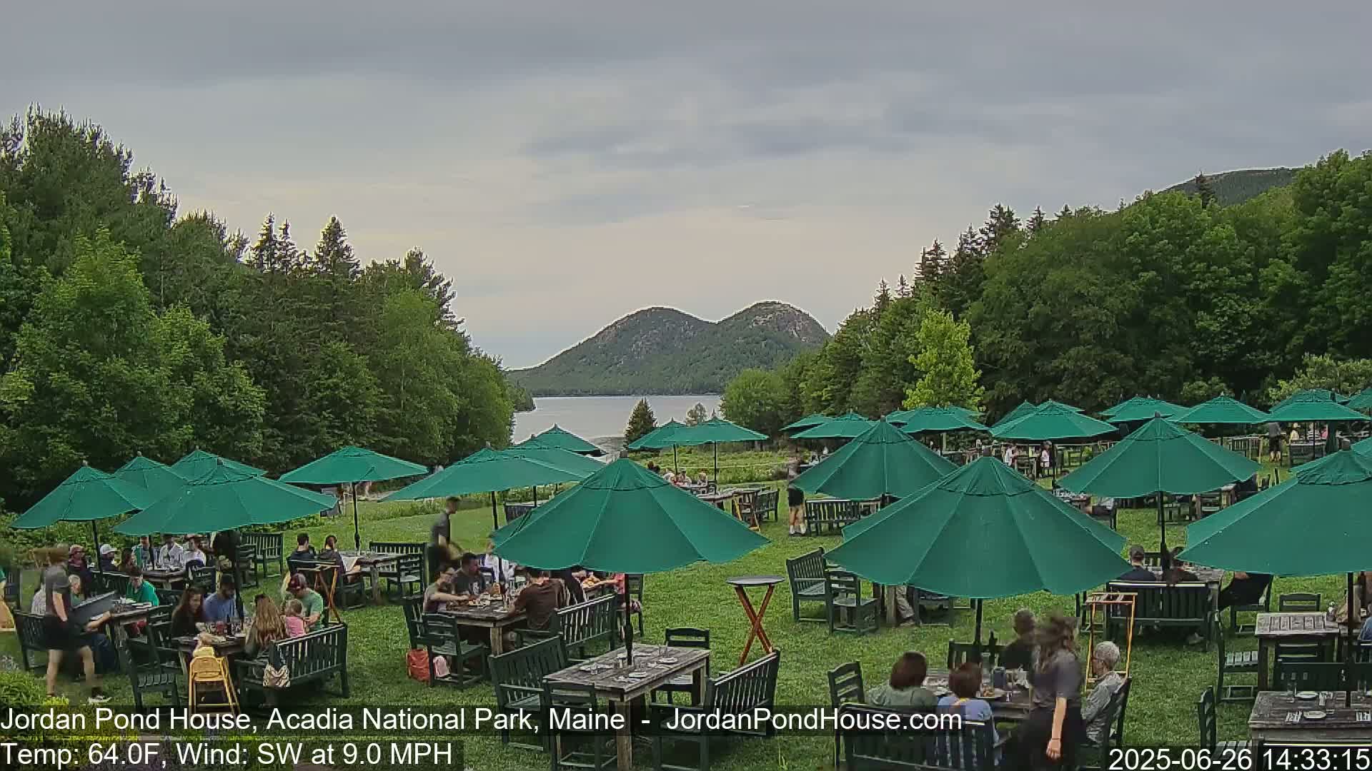Acadia National Park, Jordan Pond Lake Live Cam - Seal Harbor, Hancock,  Maine, USA
