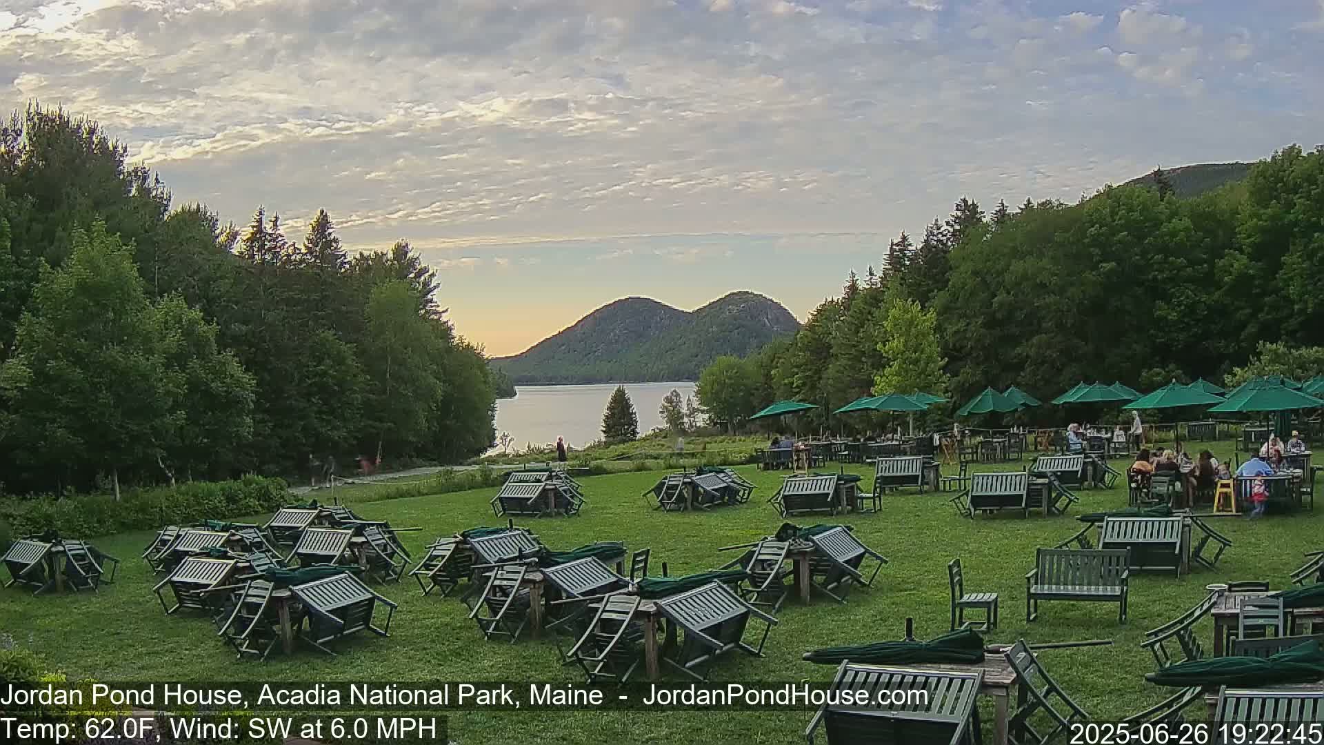 Acadia National Park, Jordan Pond Lake Live Cam - Seal Harbor, Hancock,  Maine, USA