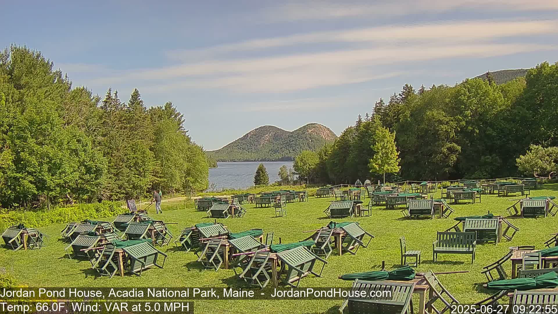 Acadia National Park, Jordan Pond Lake Live Cam - Seal Harbor, Hancock,  Maine, USA