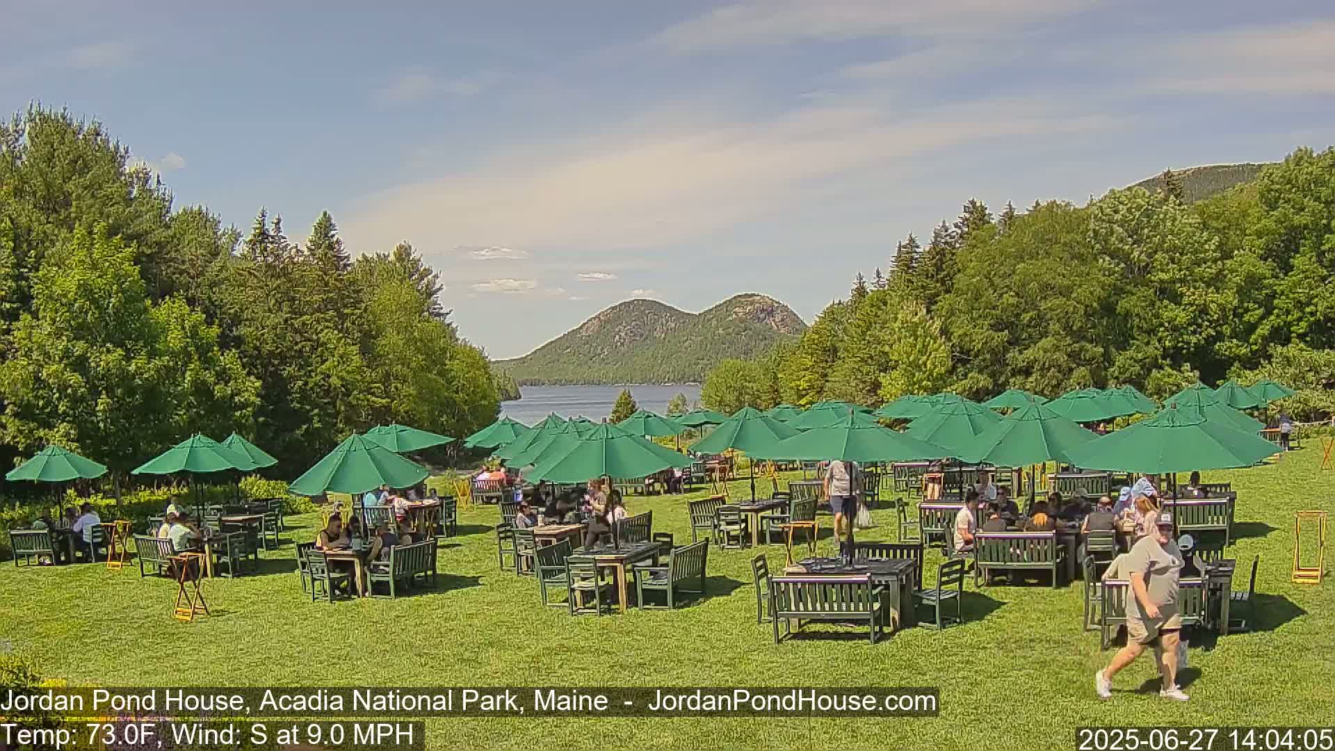 Acadia National Park, Jordan Pond Lake Live Cam - Seal Harbor, Hancock,  Maine, USA