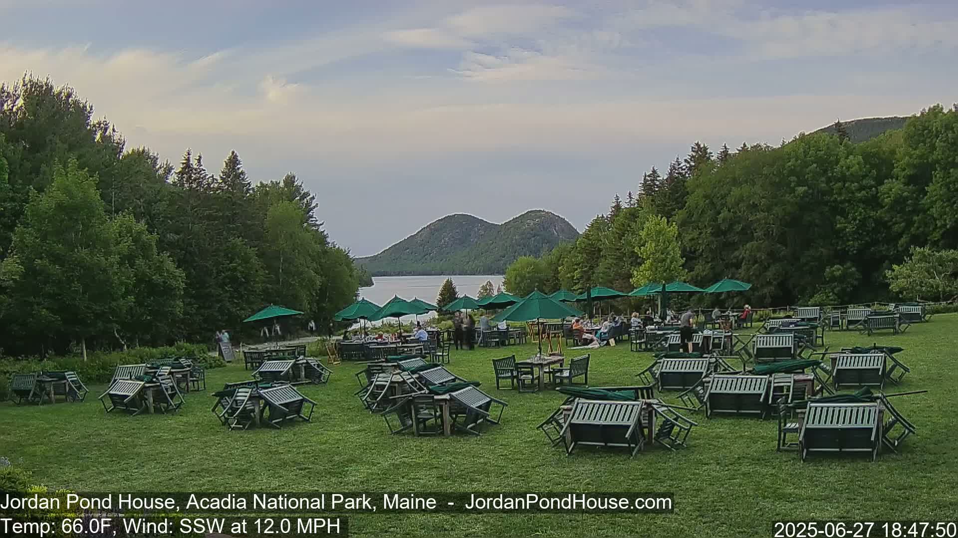 Acadia National Park, Jordan Pond Lake Live Cam - Seal Harbor, Hancock,  Maine, USA