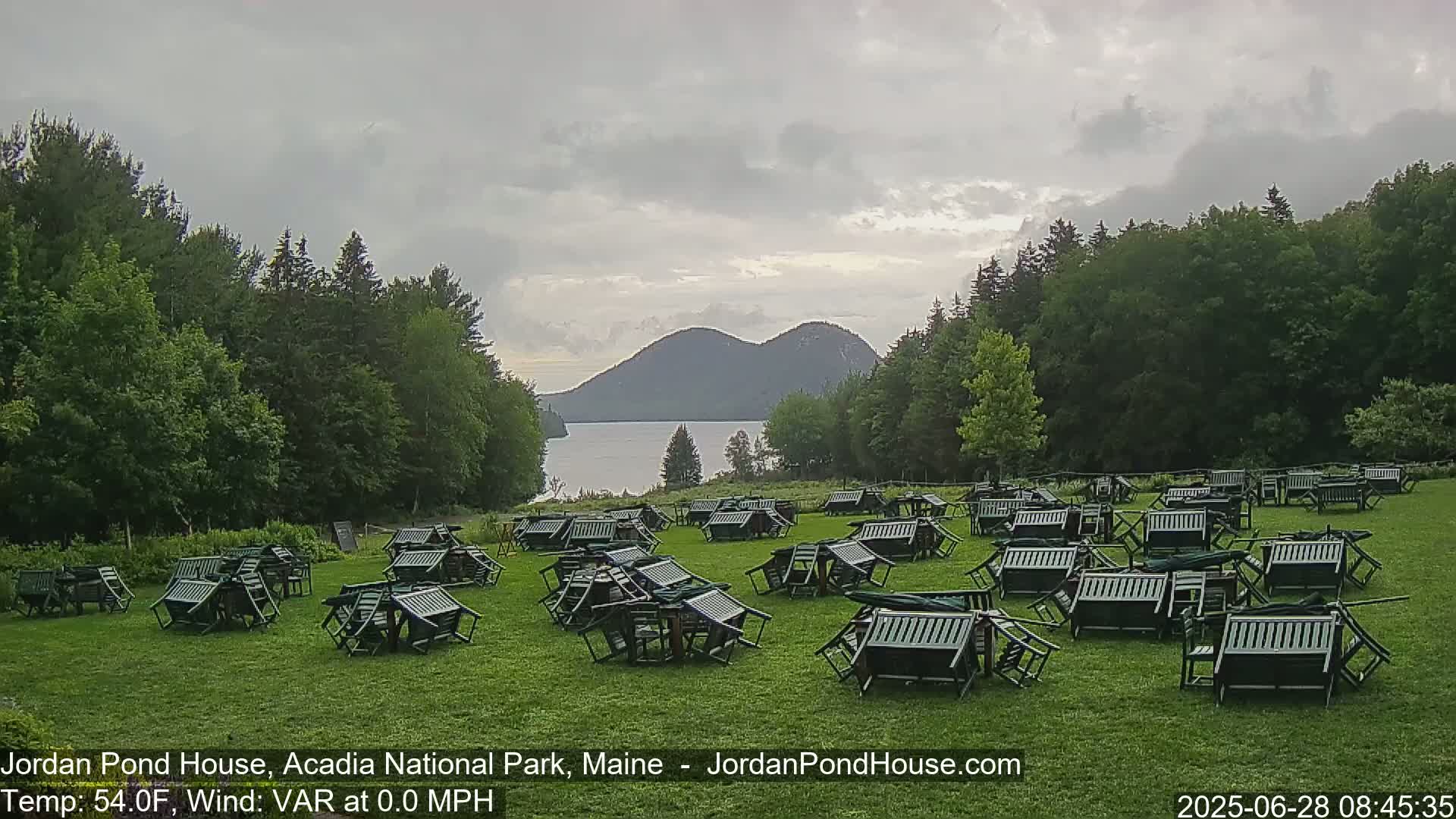 Acadia National Park, Jordan Pond Lake Live Cam - Seal Harbor, Hancock,  Maine, USA