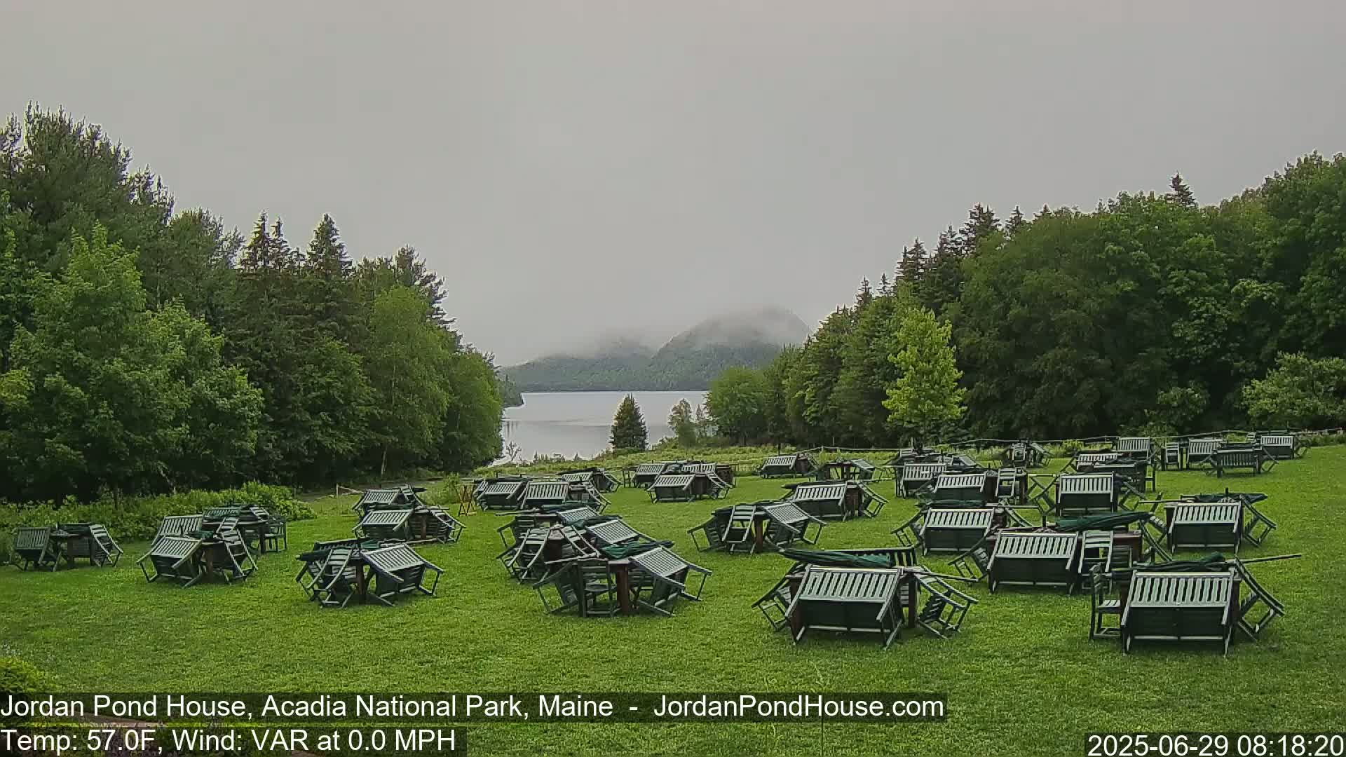 Acadia National Park, Jordan Pond Lake Live Cam - Seal Harbor, Hancock,  Maine, USA