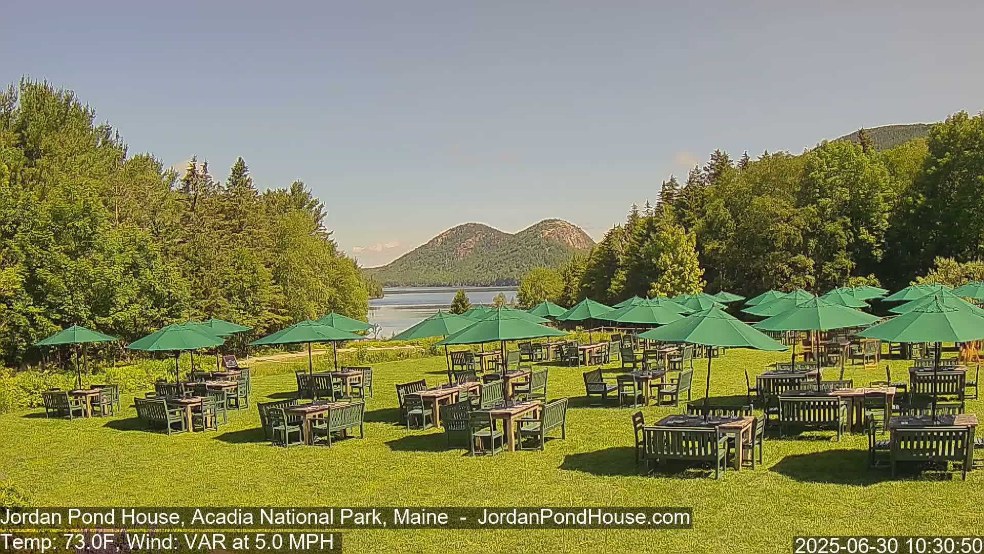 Acadia National Park, Jordan Pond Lake Live Cam - Seal Harbor, Hancock,  Maine, USA