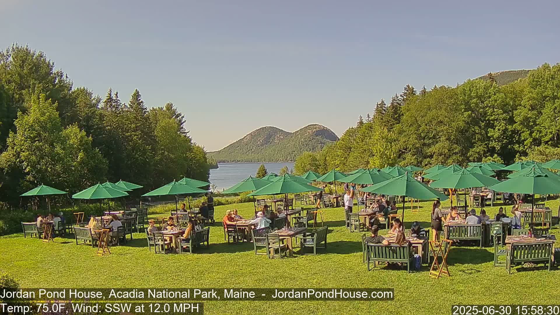 Acadia National Park, Jordan Pond Lake Live Cam - Seal Harbor, Hancock,  Maine, USA